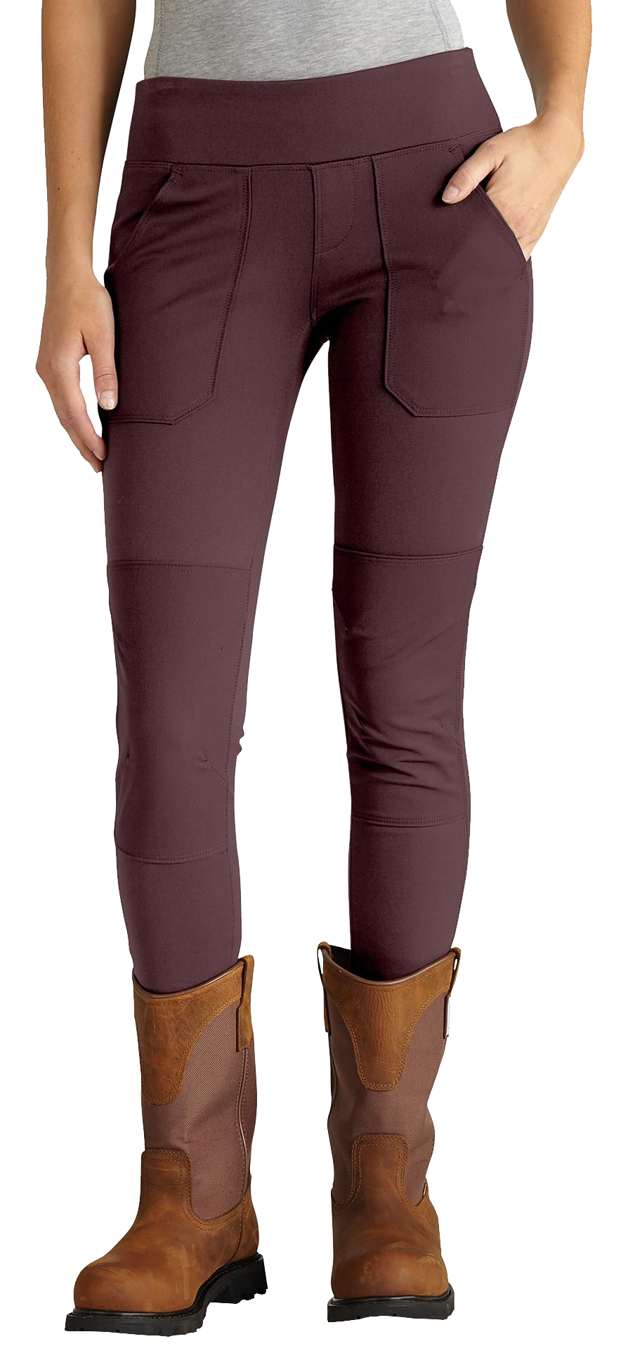 Carhartt Force Utility Knit Leggings for Ladies - Blackberry - M - Tall - 100010674-3557816 - Pants The Carhartt Force® Utility Knit Leggings for Lad sku 100010674-3557816