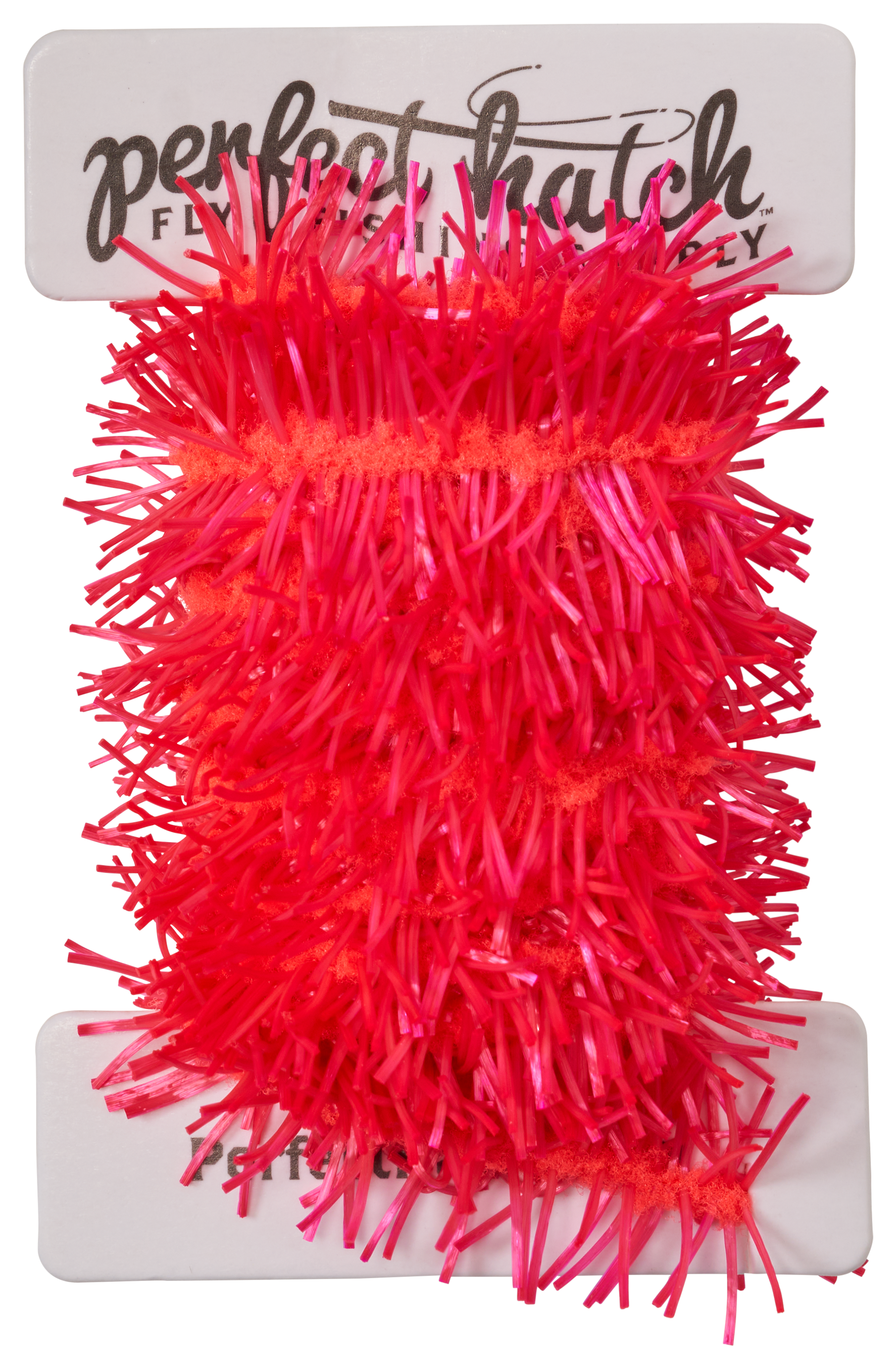 Image of Perfect Hatch Gummy Chenille - Fluorescent Red - 15 mm