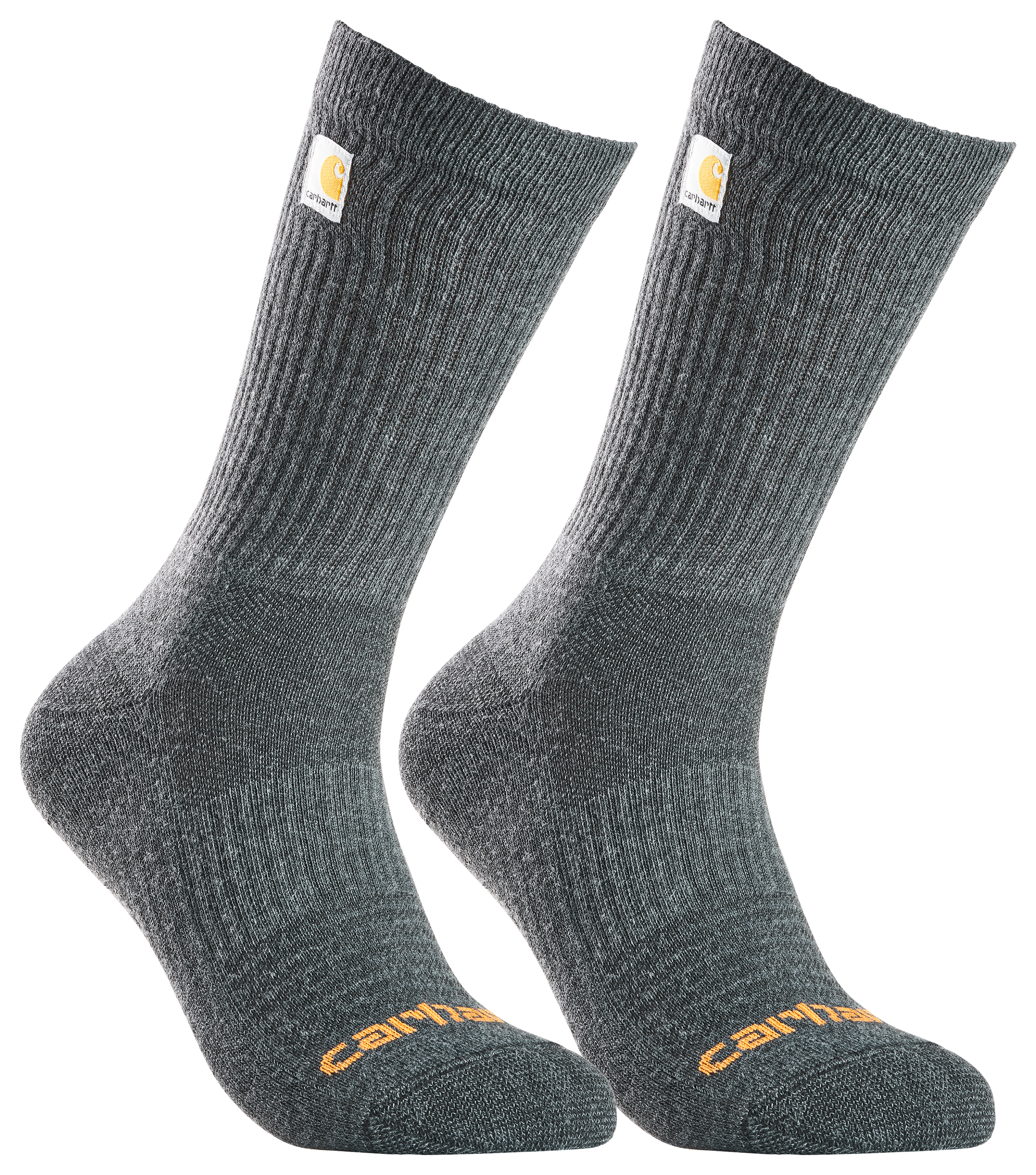 Image of Carhartt Midweight Logo Boot Socks 2-Pair Pack