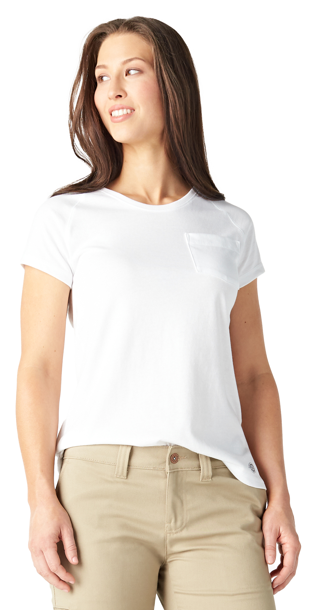 Image of Dickies Cooling Temp-iQ Performance Short-Sleeve T-Shirt for Ladies - White - 2XL