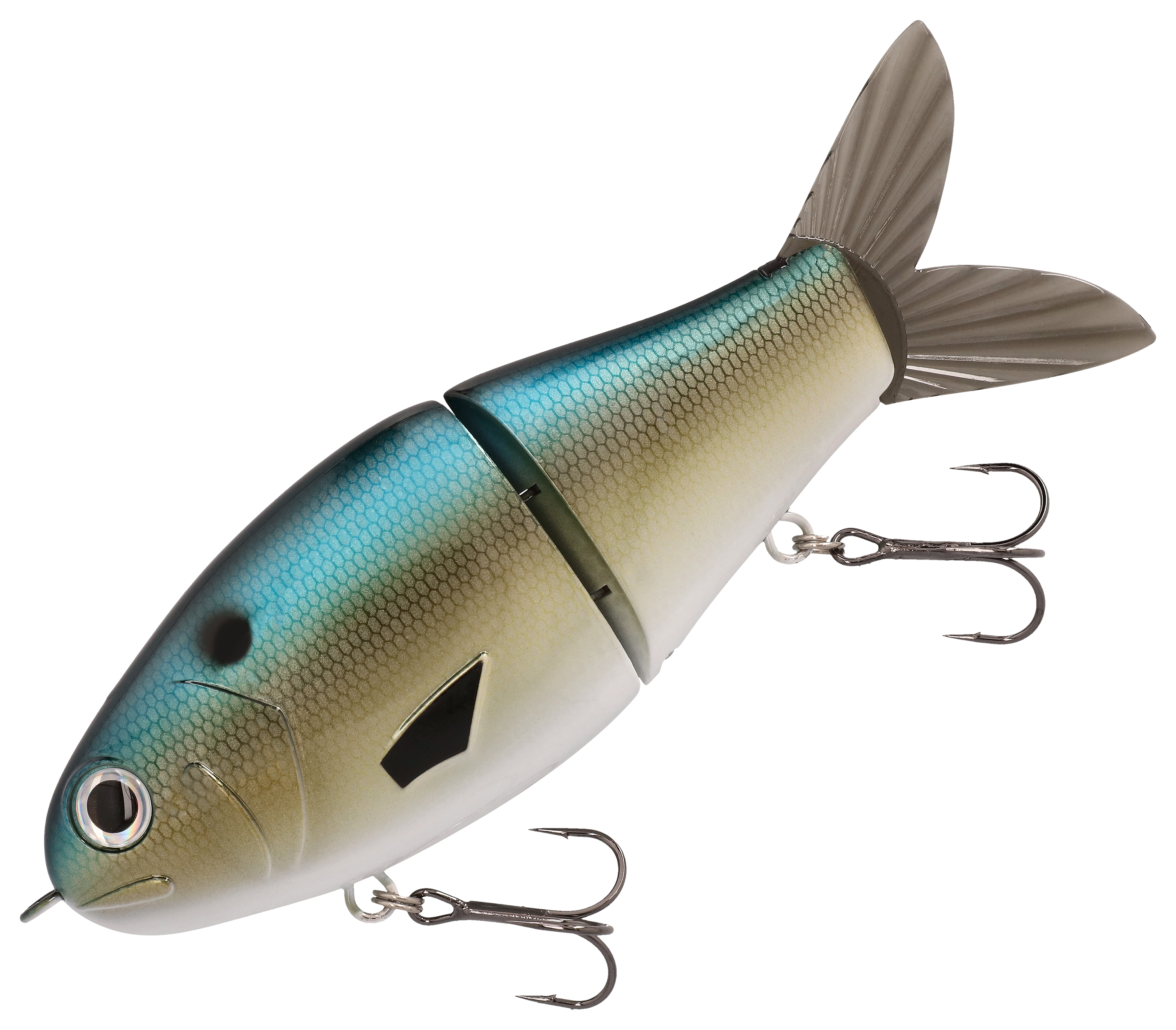 Bass Pro Shops XPS Swerve Glide Swimbait - Foil'd Shad - 7''