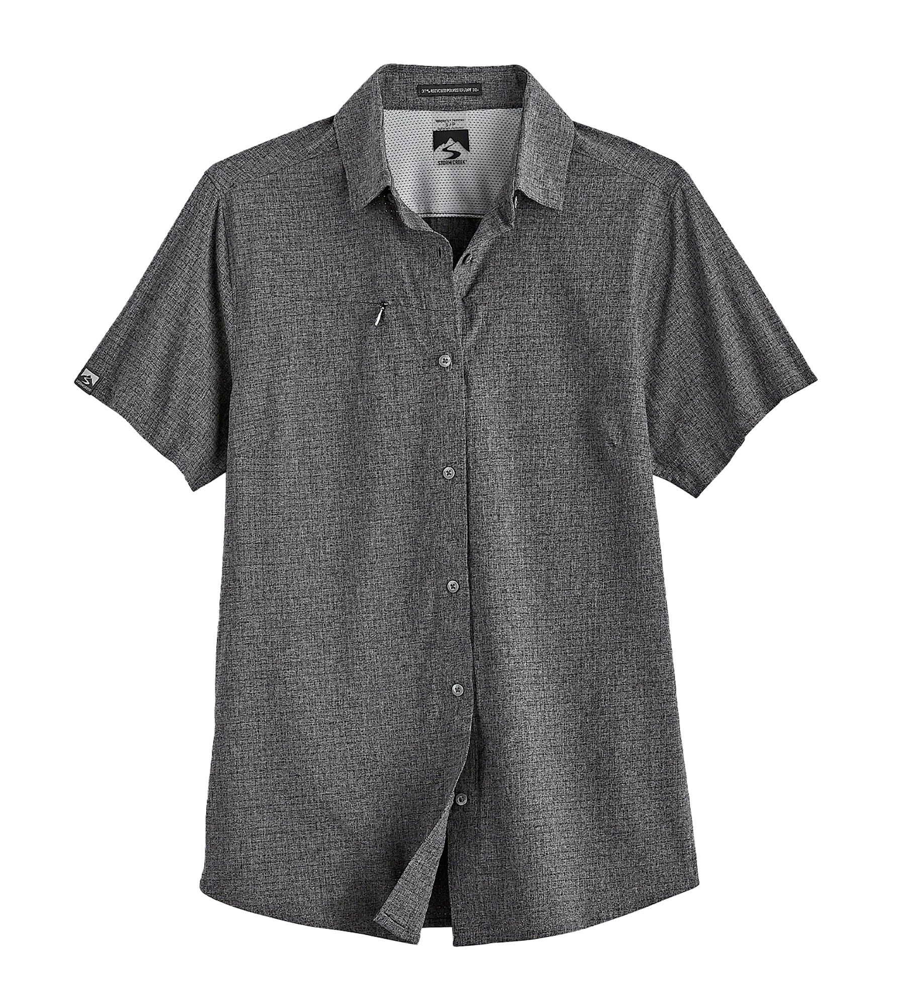 Storm Creek Naturalist Short-Sleeve Shirt for Ladies - Gray - XS