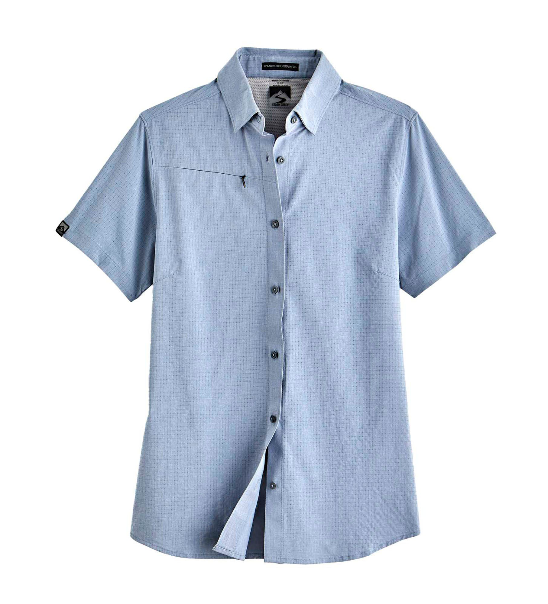Storm Creek Naturalist Short-Sleeve Shirt for Ladies - Blue Mist - XS