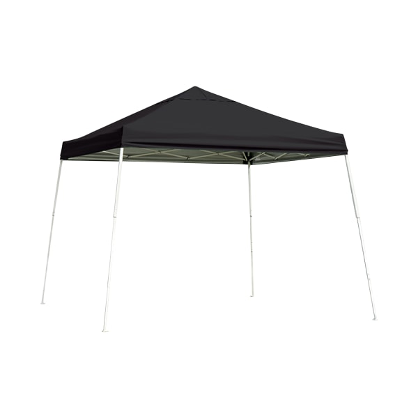 ShelterLogic Slant-Leg Pop-Up Canopy - Black - 8  x 8 