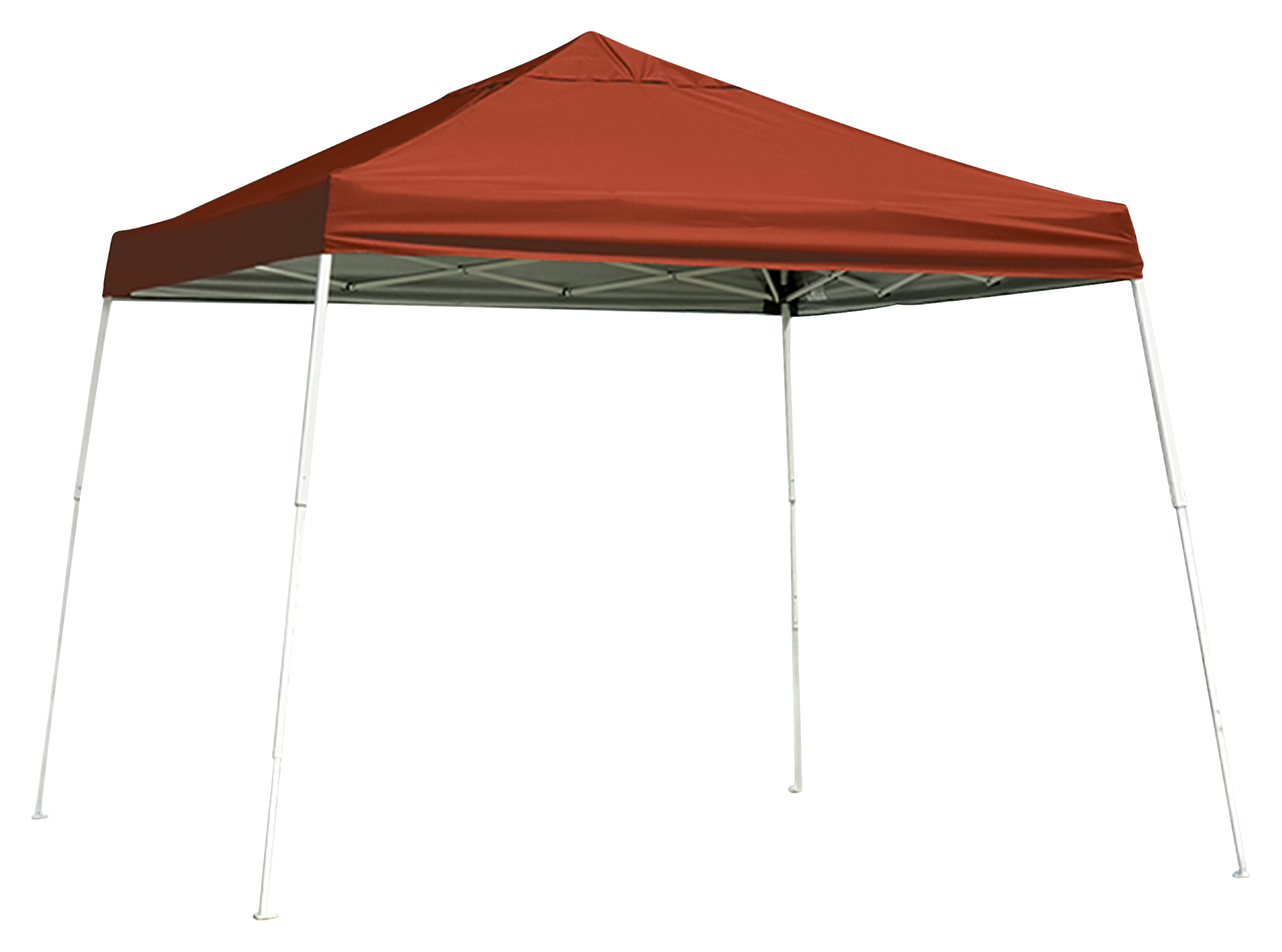 ShelterLogic Slant-Leg Pop-Up Canopy - Red - 8 x 8