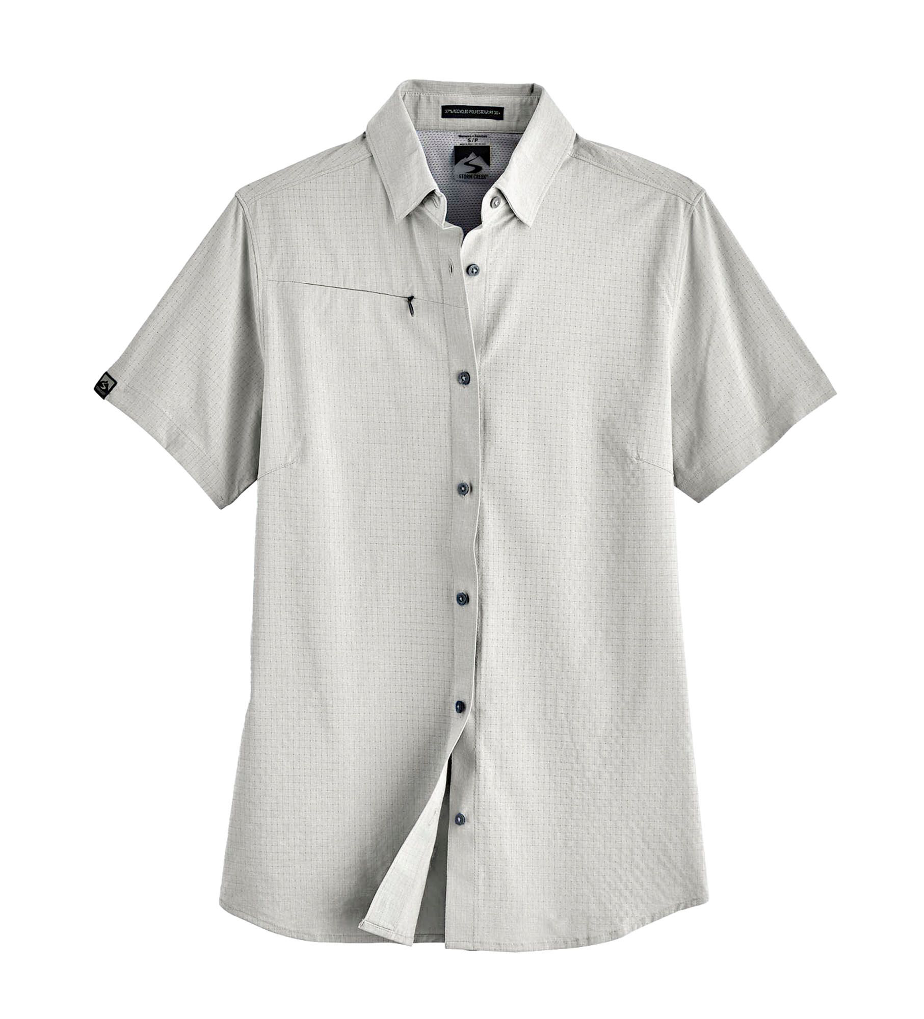 Storm Creek Naturalist Short-Sleeve Shirt for Ladies - Platinum - S