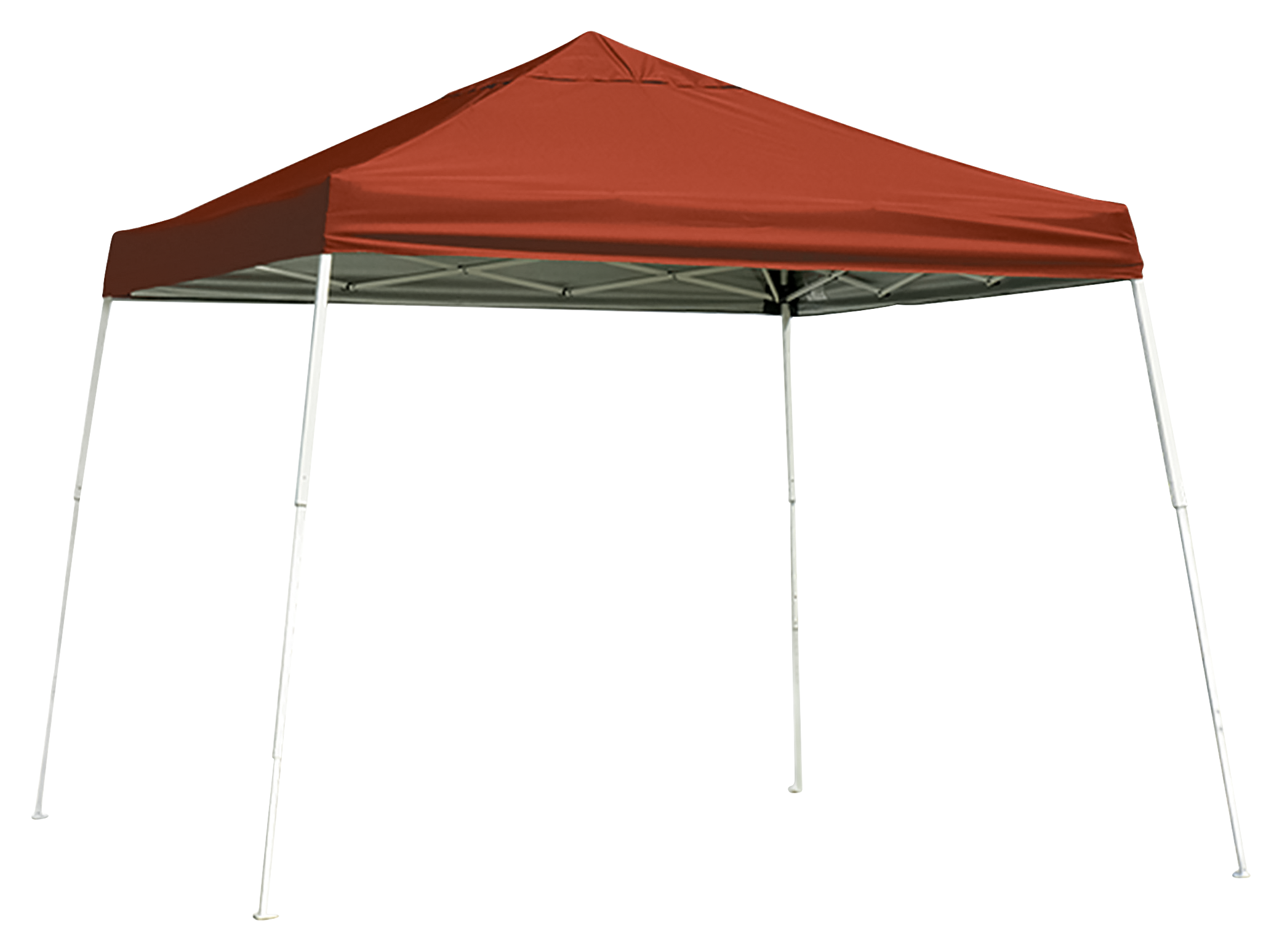 ShelterLogic Slant-Leg Pop-Up Canopy - Red - 10  x 10 