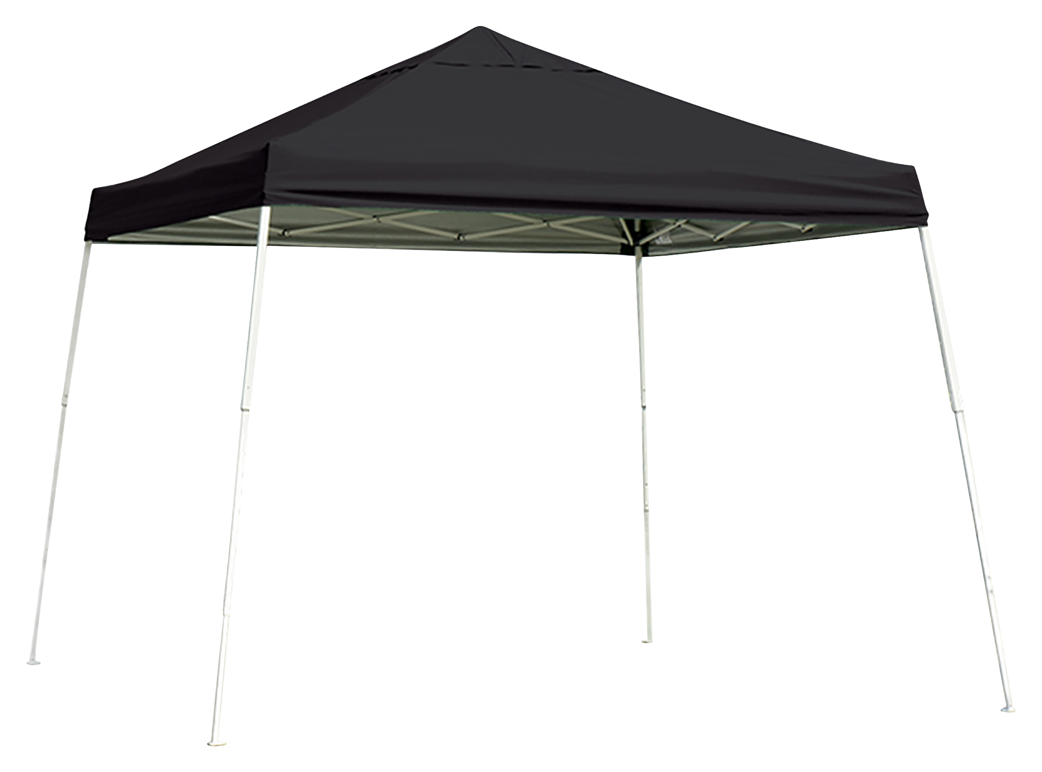ShelterLogic Slant-Leg Pop-Up Canopy - Black - 12  x 12 