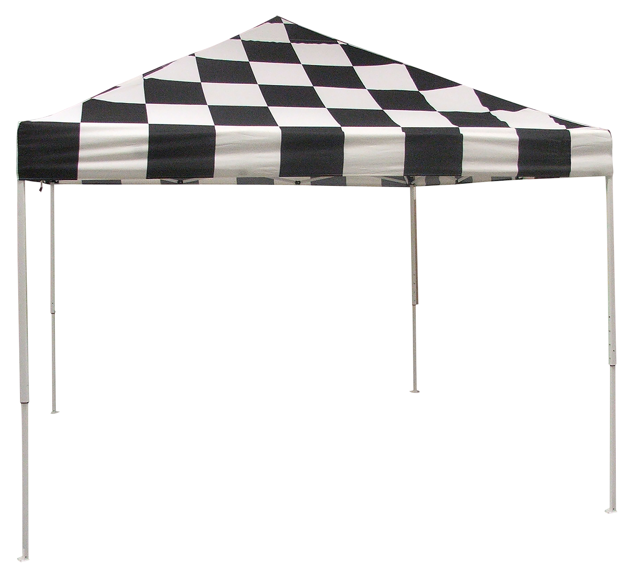 ShelterLogic HD Series Straight-Leg Pop-Up Canopy - Flag - 10 x 10