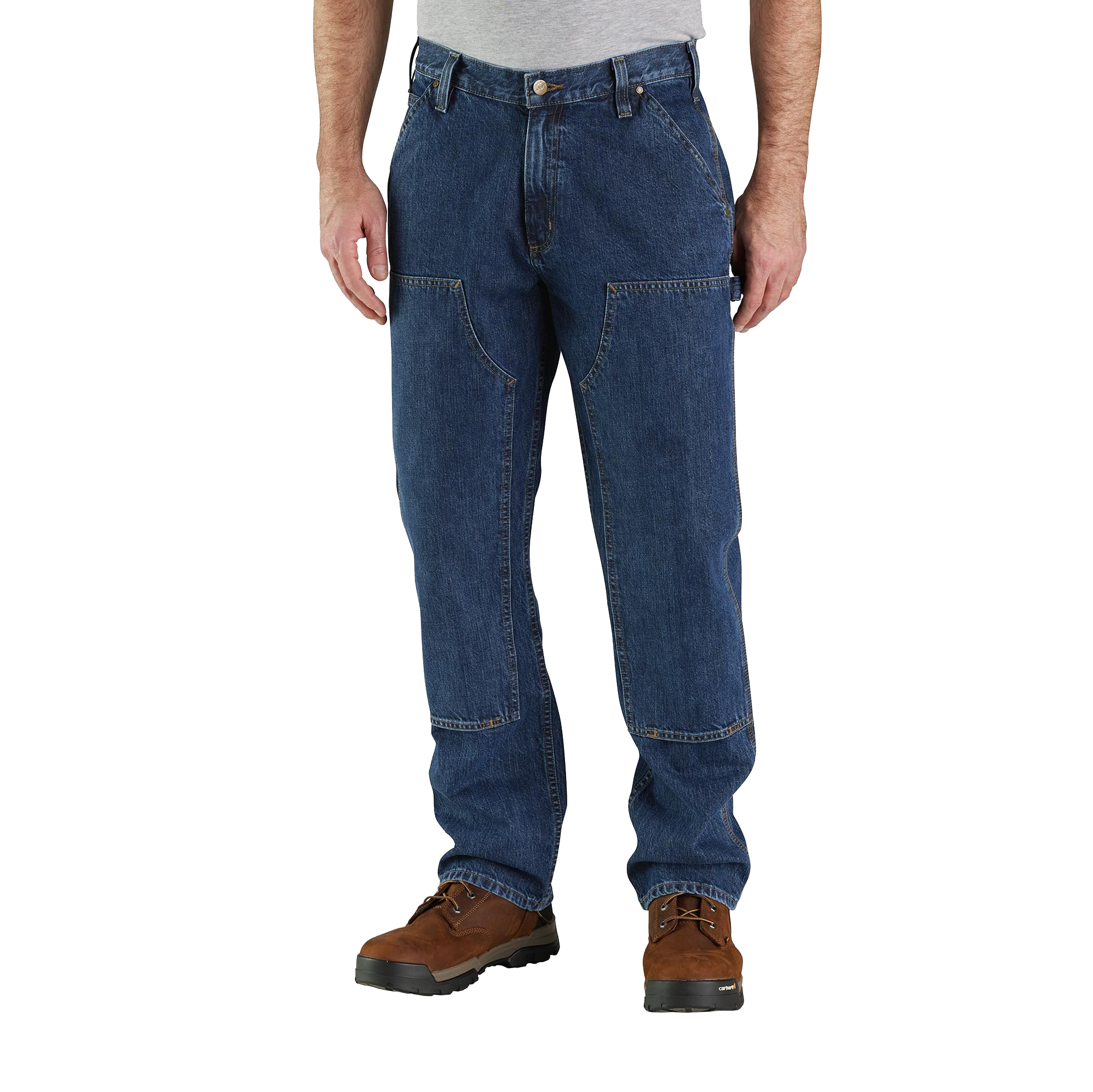 Carhartt Loose Fit Double-Front Utility Logger Pants for Men - Canal - 40x34