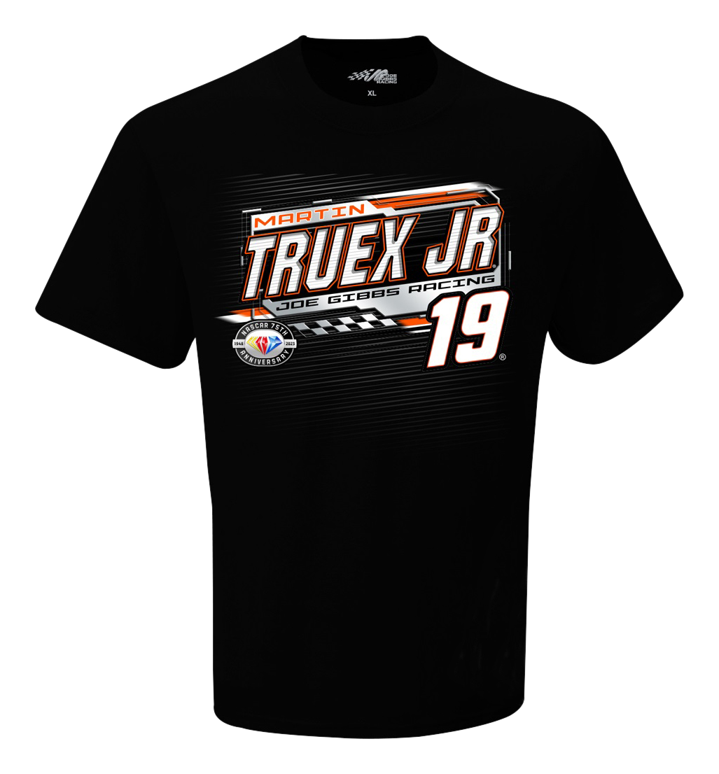 Image of Martin Truex Jr. 2023 Schedule Short-Sleeve T-Shirt - Black - XL