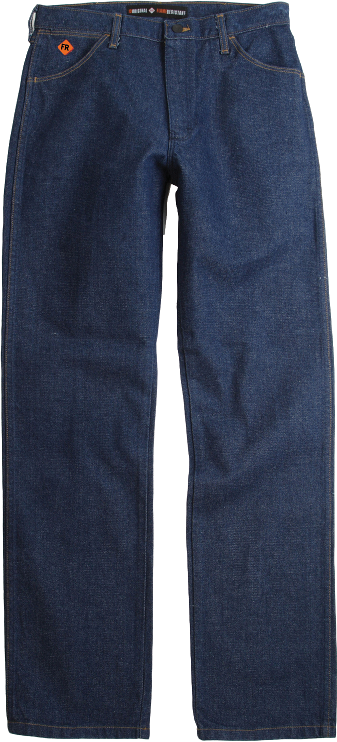 Image of Wrangler Flame-Resistant Original-Fit Jeans for Men - Indigo - 31x30