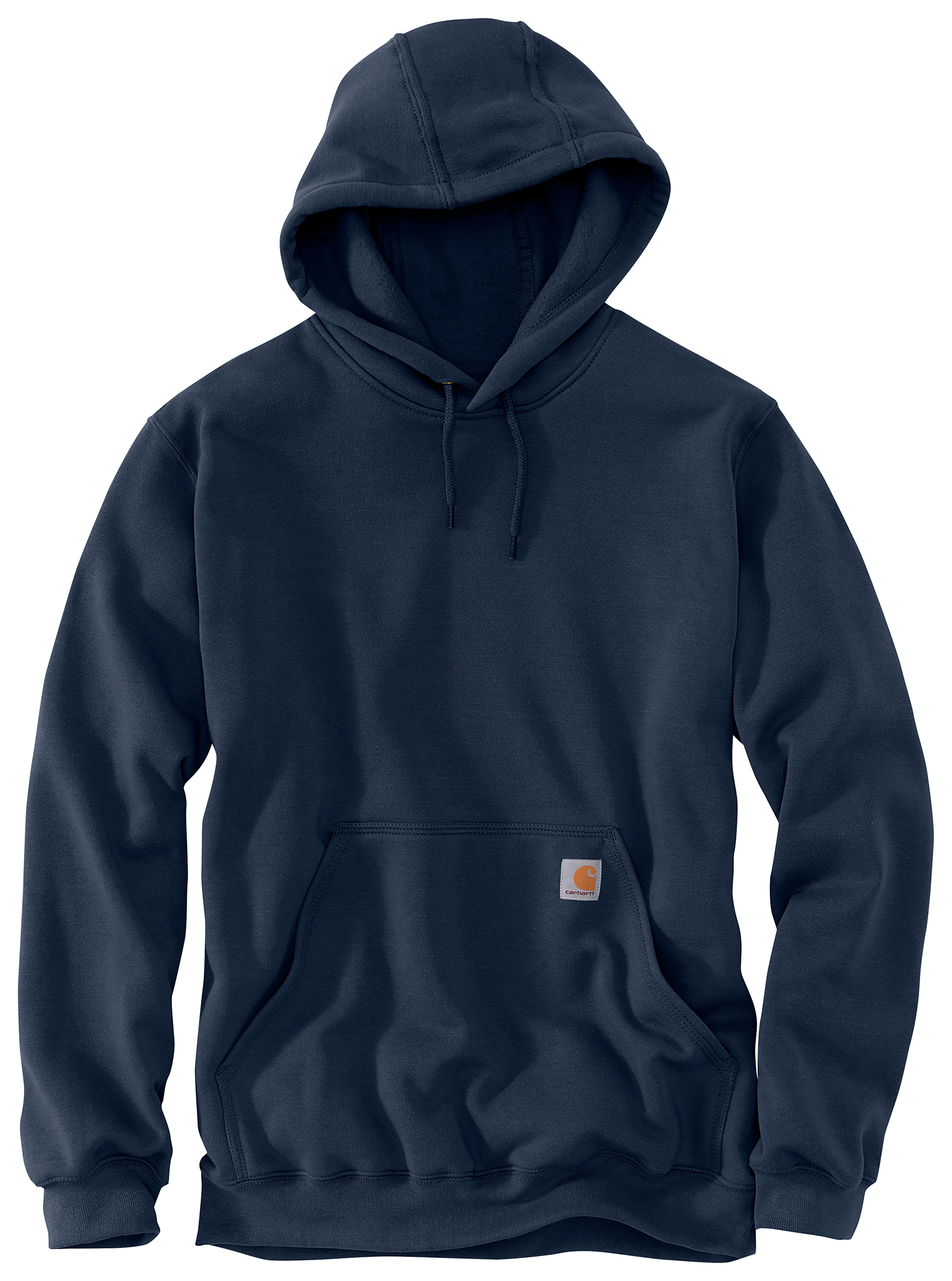 Image of Carhartt Loose-Fit Midweight Hooded Pullover Sweatshirt for Men - New Navy - XS