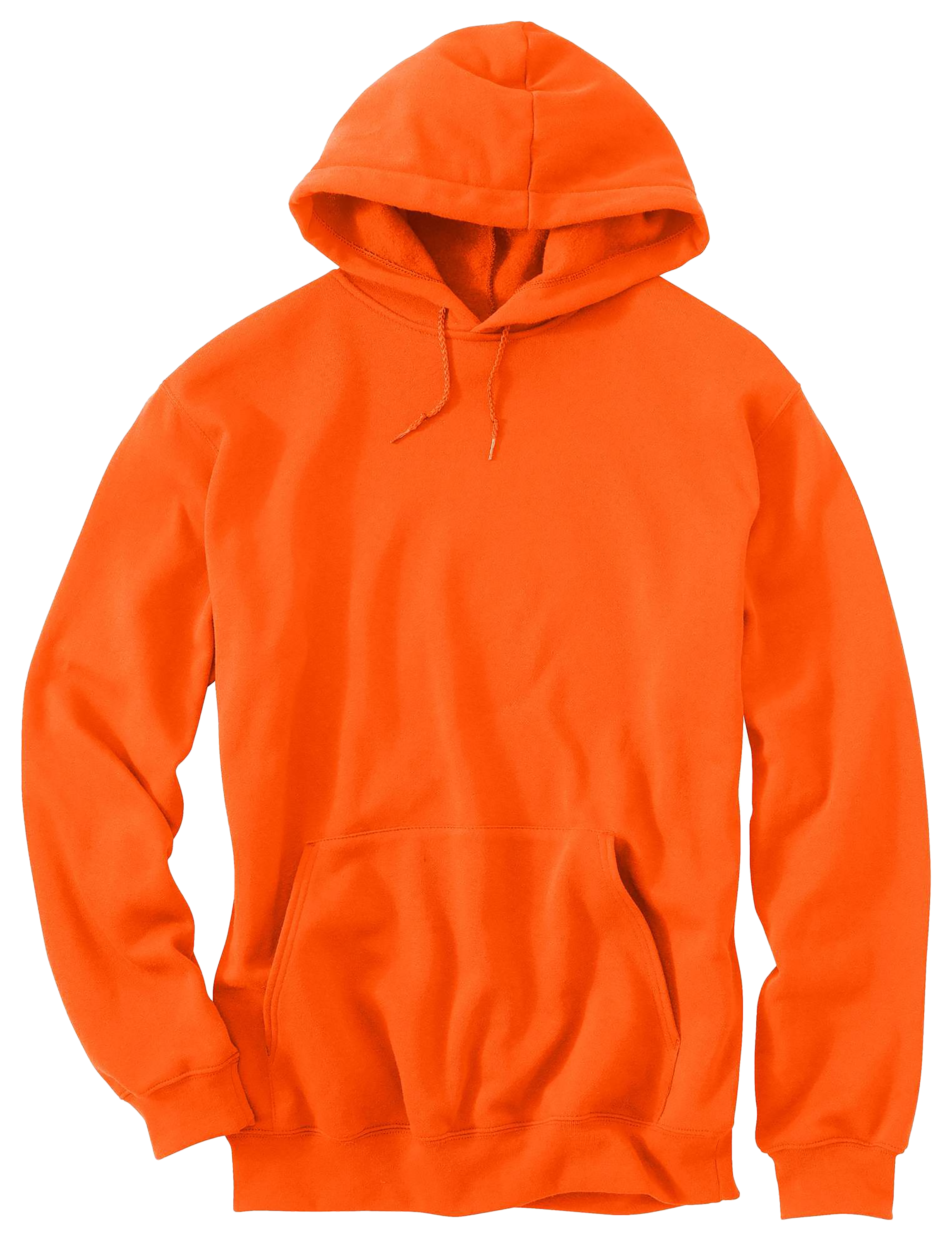 Image of Carhartt Loose-Fit Midweight Hooded Pullover Sweatshirt for Men - Brite Orange - 2XLT