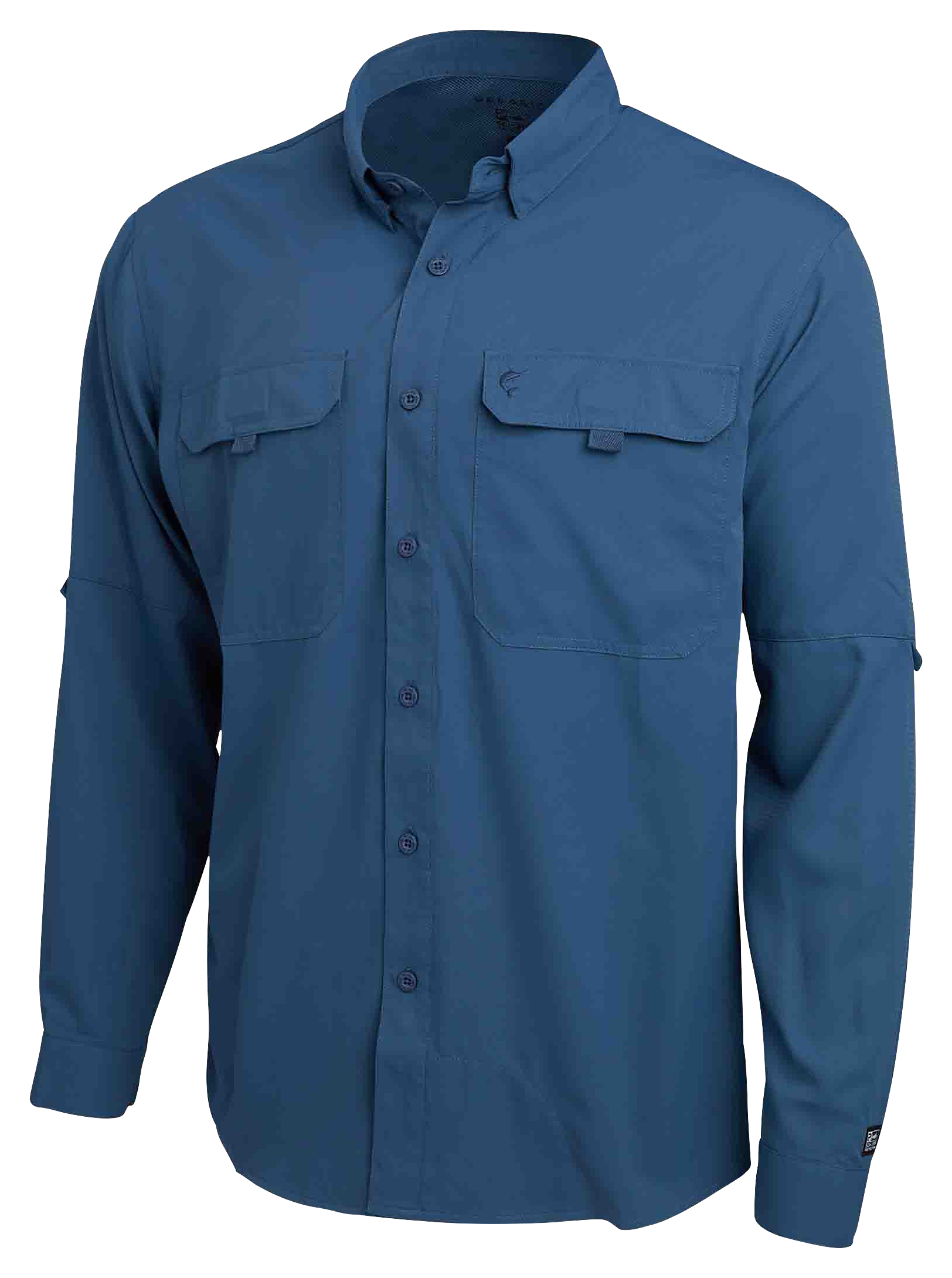 Image of Pelagic Keys Fishing Long-Sleeve Shirt for Men - Smokey Blue - S