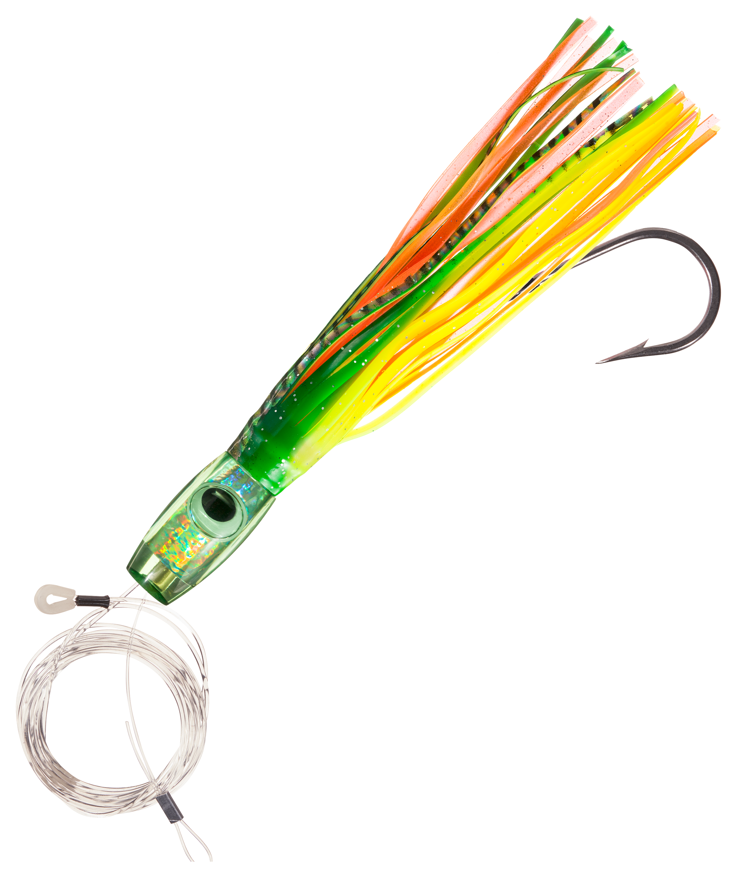 Offshore Angler Rigged Rigger Cup Trolling Lure - Blue Head-Blue/Pink - 9-1/2