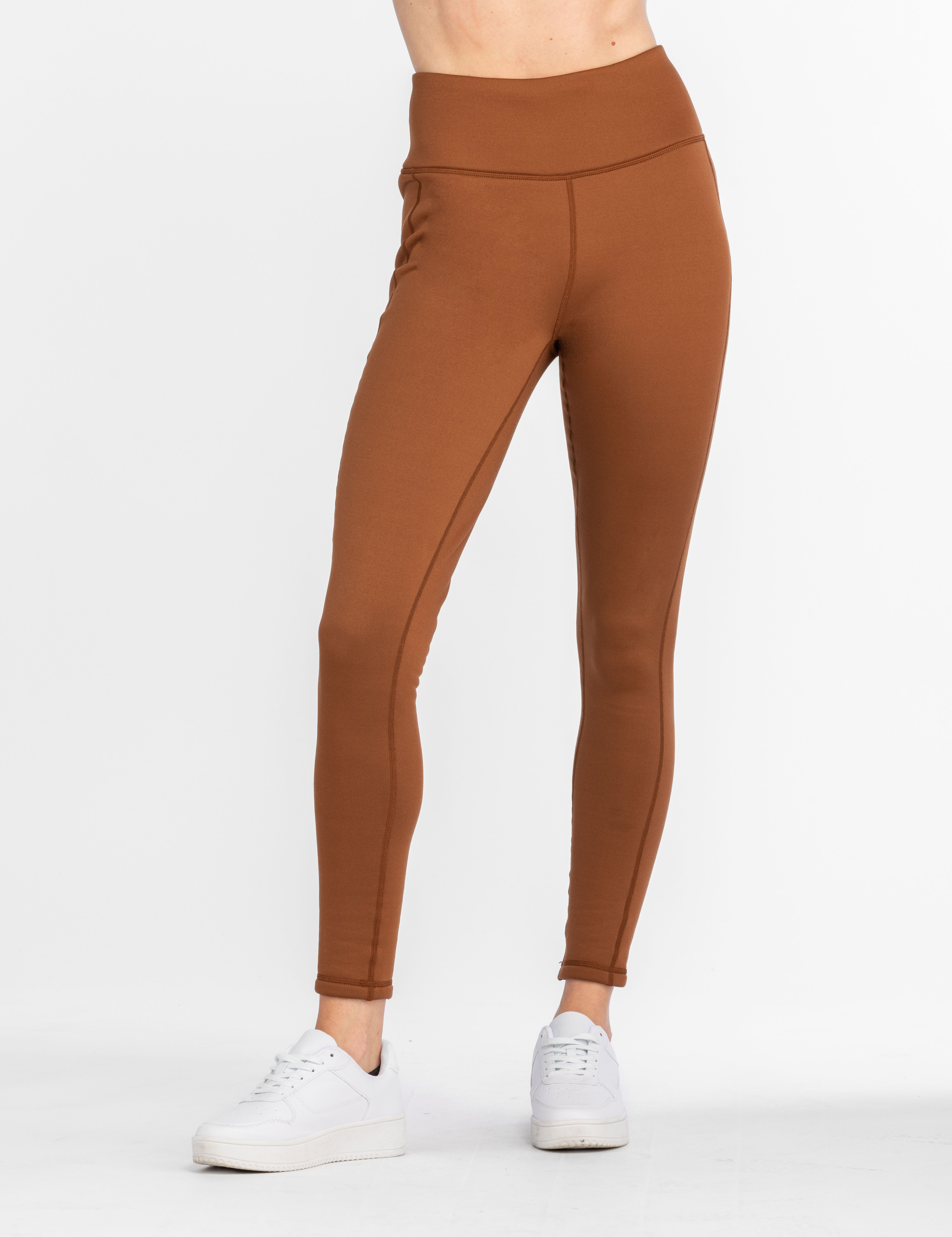 LIV Outdoor Freerider Fleeced-Lined Leggings for Ladies - Cambridge Brown -