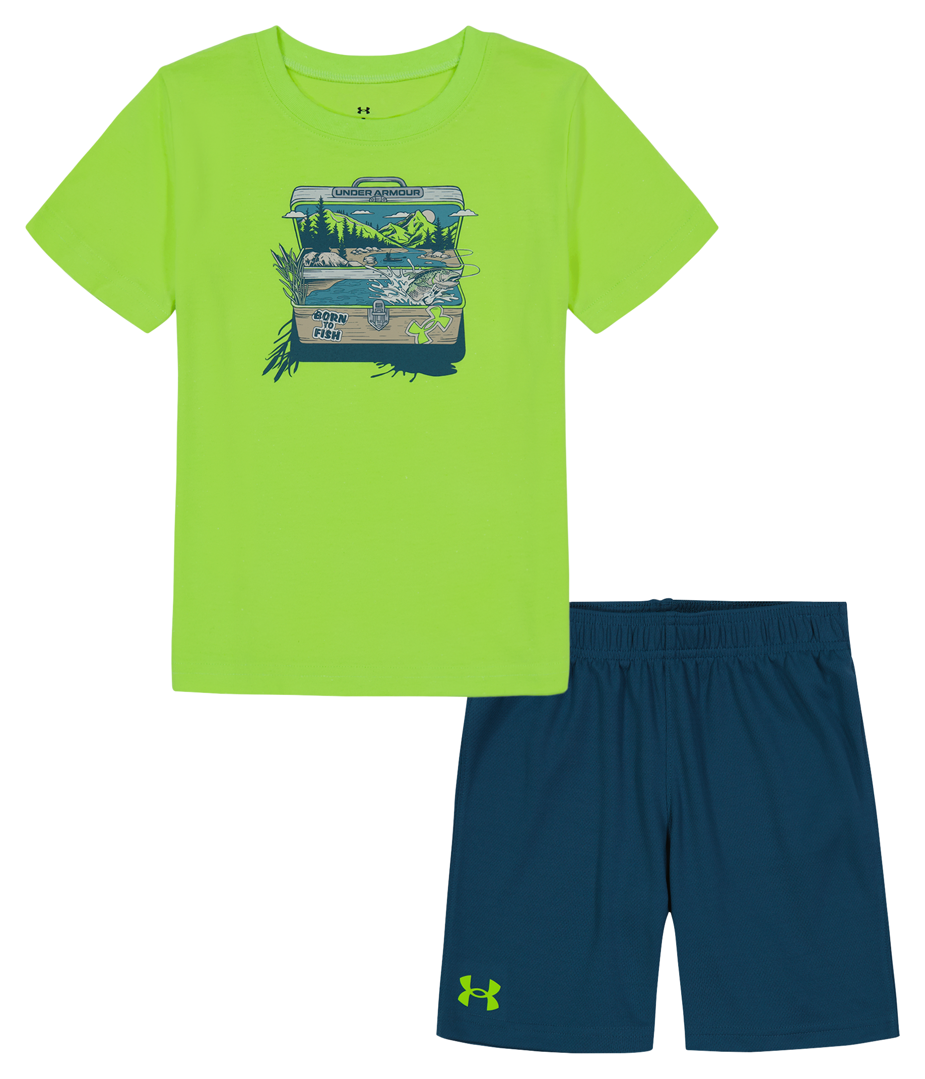 Under Armour Outdoor Tackle Box Short-Sleeve T-Shirt and Shorts Set for  Toddlers