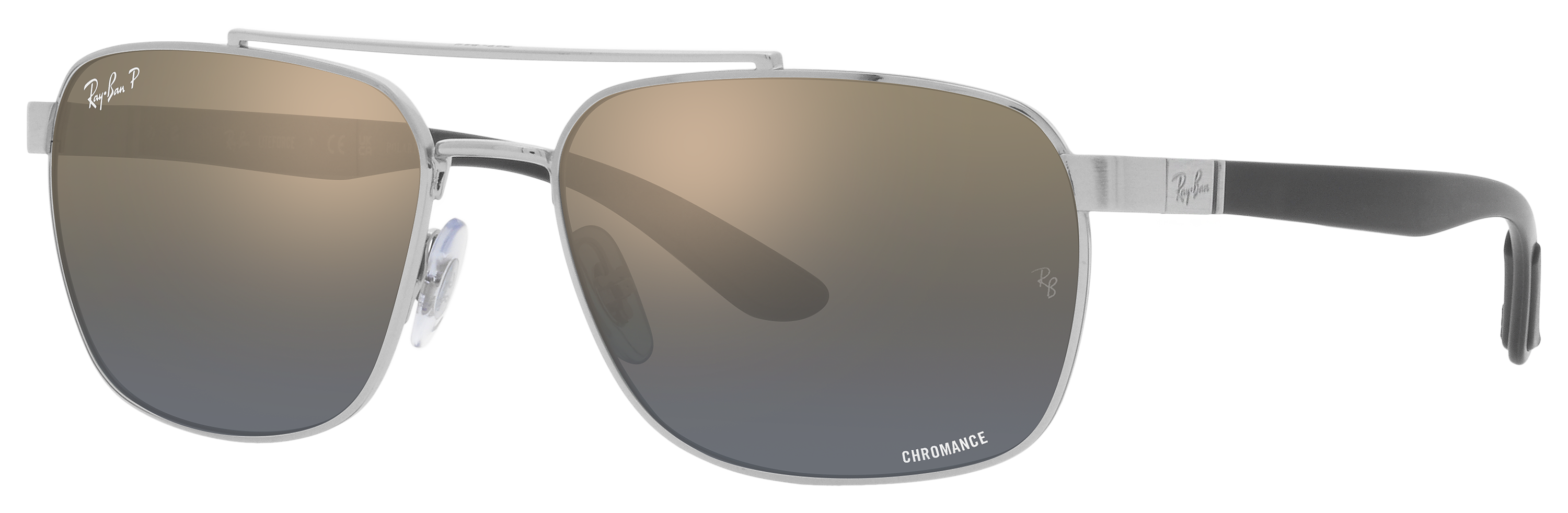 RAY-BAN RB3701 Chromance Mirror Polarized Sunglasses
