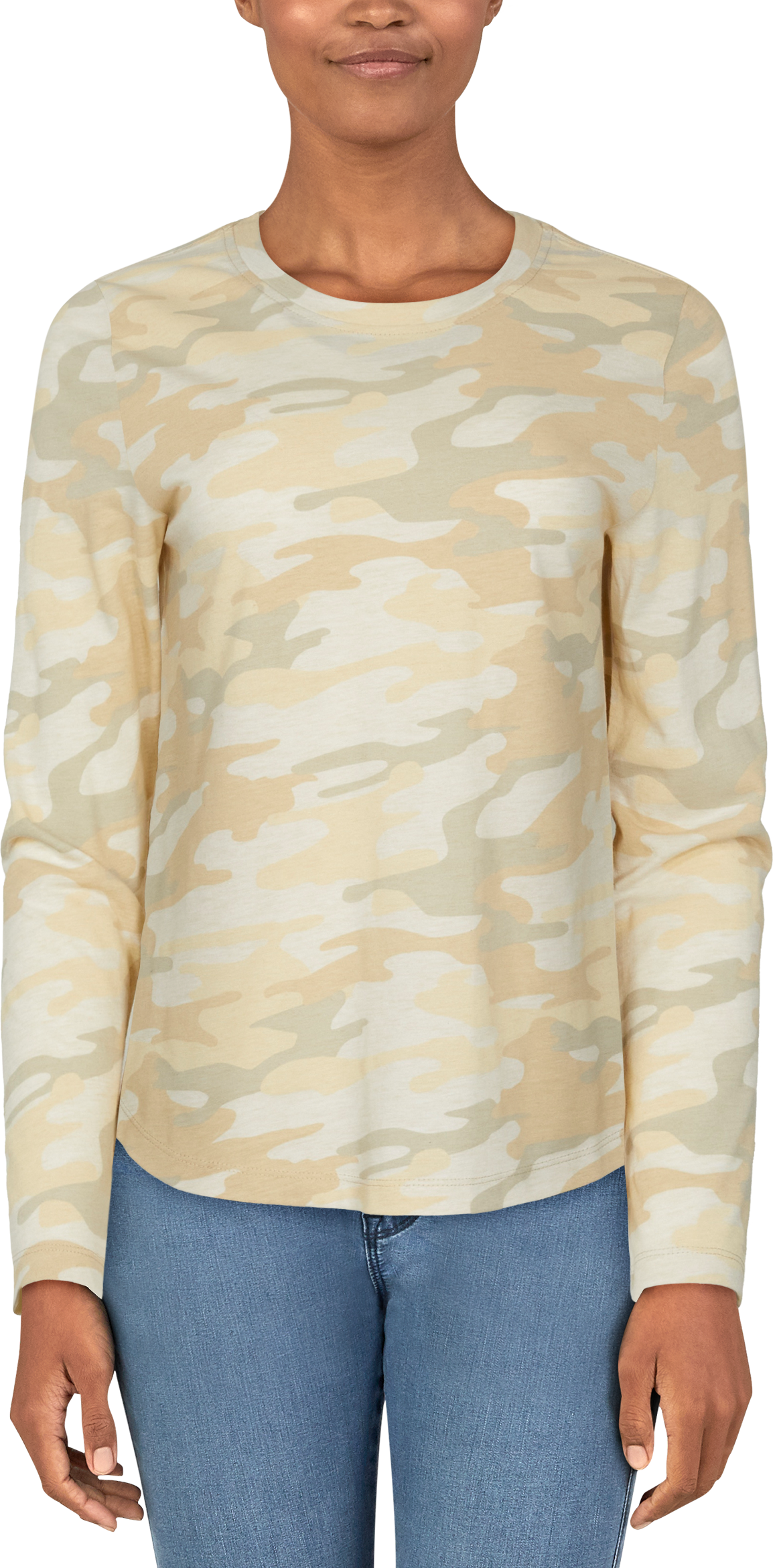 NATURAL REFLECTIONS Everyday Crew Long-Sleeve Shirt for Ladies