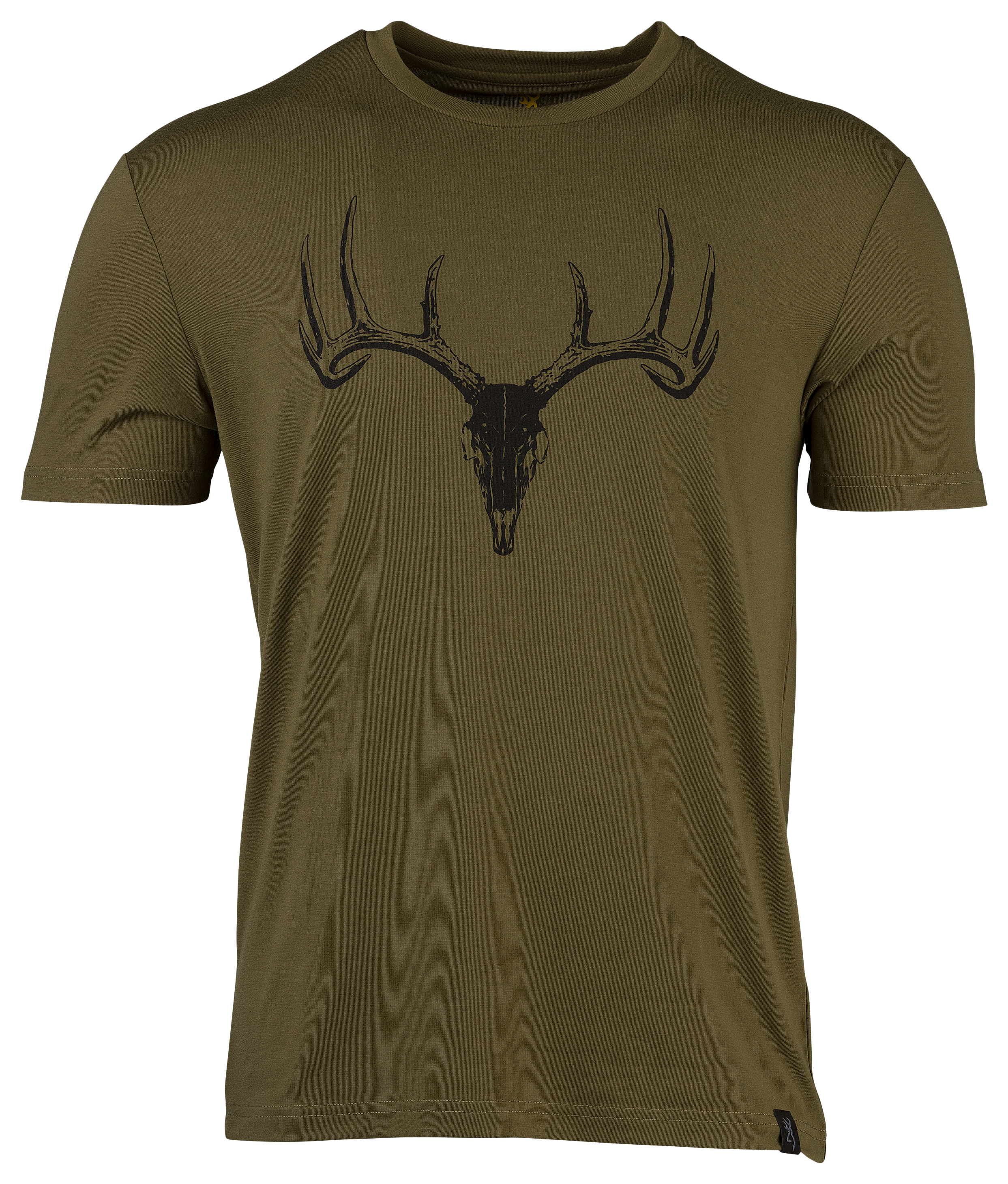 Image of Browning Whitetail Graphic Camp T-Shirt for Men - Green - M