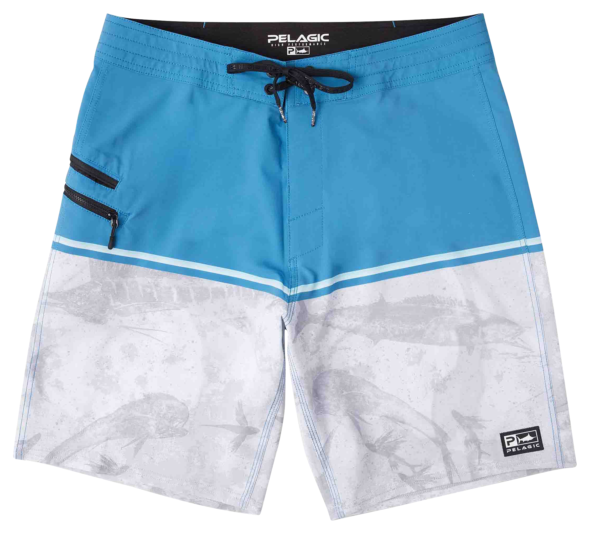 Image of Pelagic Strike Boardshorts for Men - Light Grey - 34