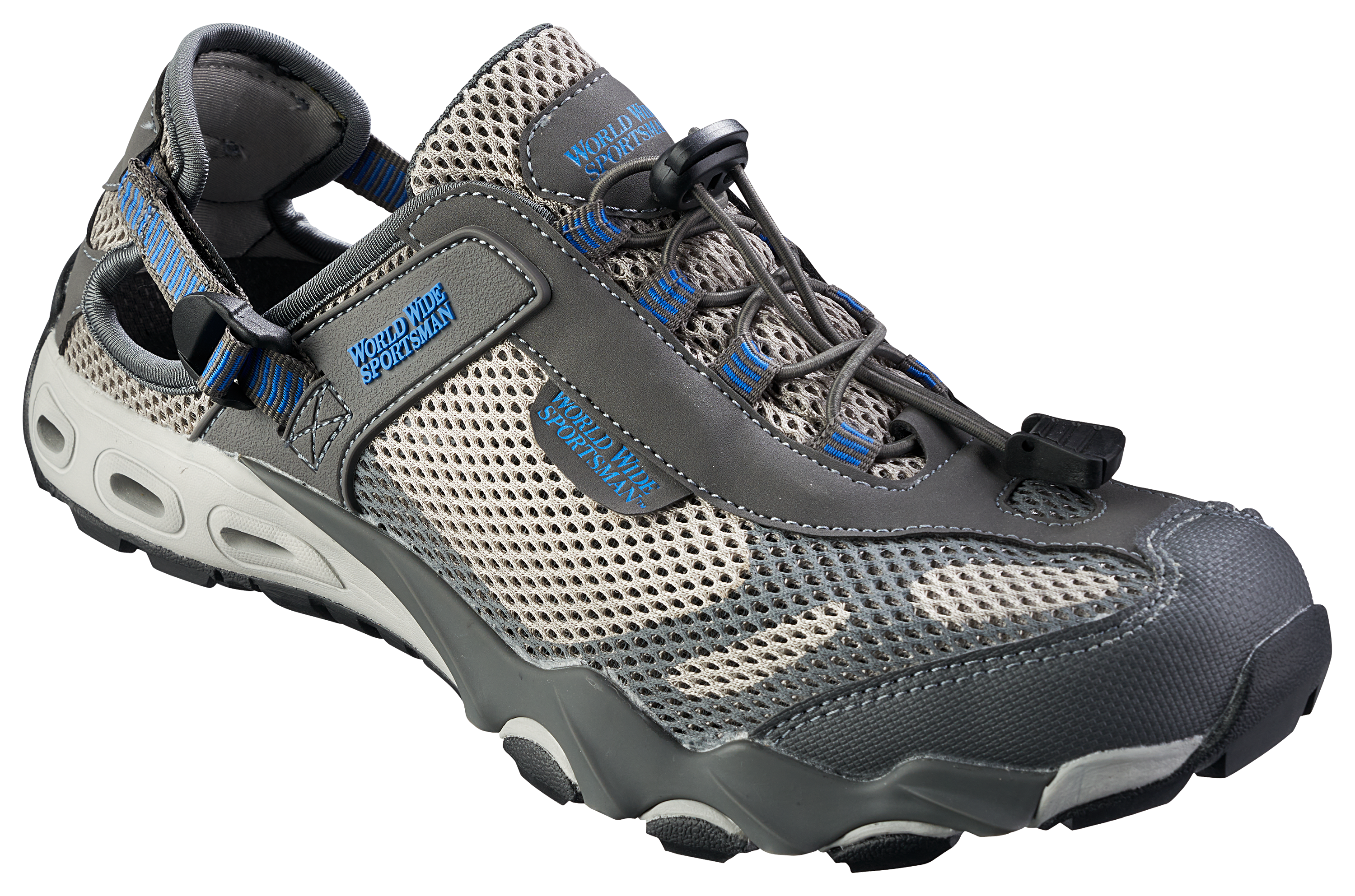 Image of World Wide Sportsman Ridgeway Water Shoes - Grey/Blue