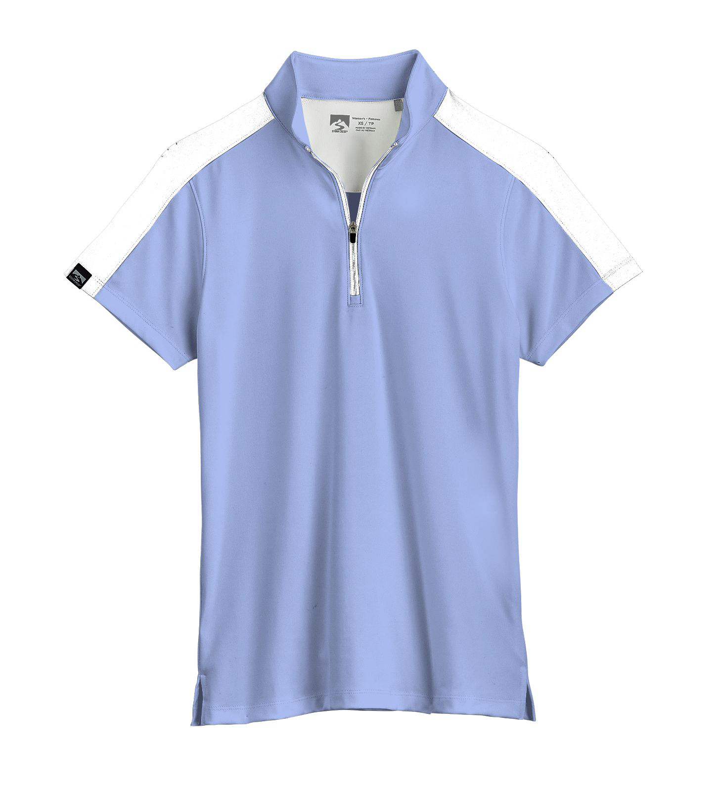 Storm Creek Activator Short-Sleeve Polo Shirt for Ladies - Peri Blue/White - XS