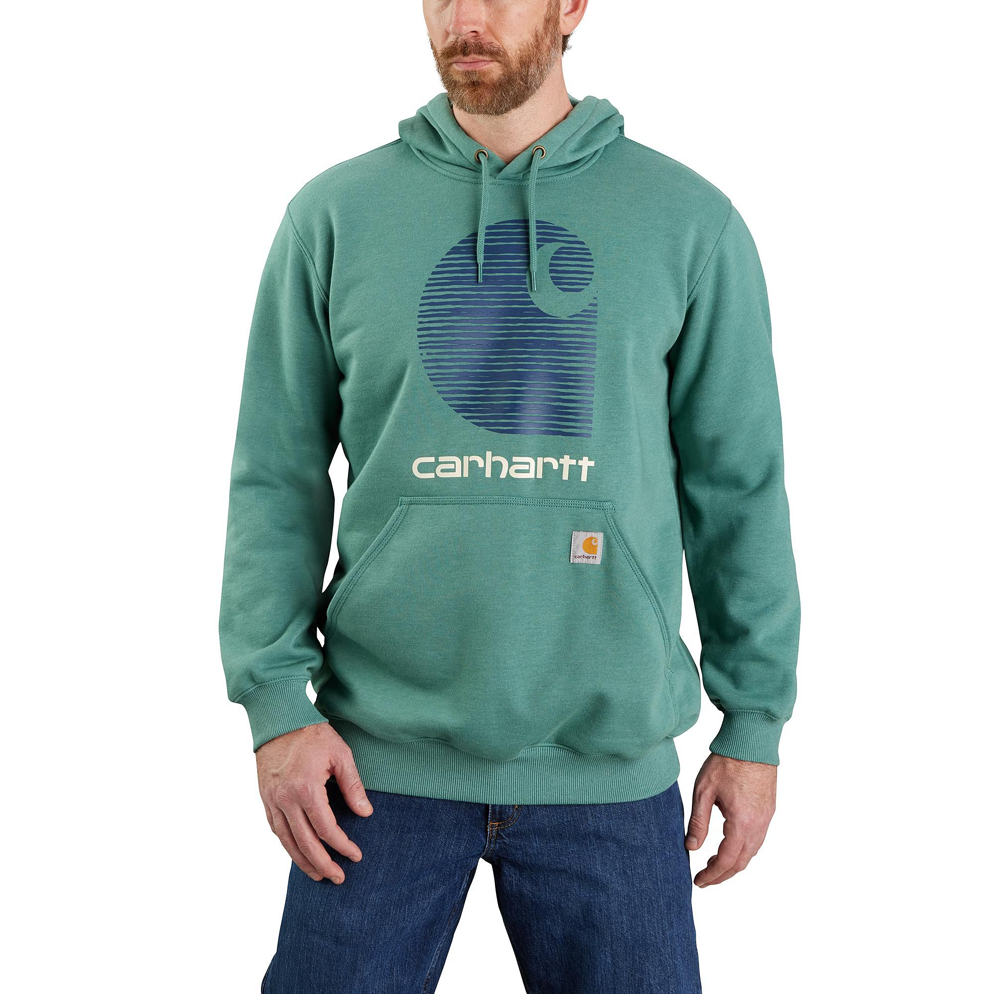 Carhartt Force Fishing Graphic Hooded T-Shirt - Men's - Clothing