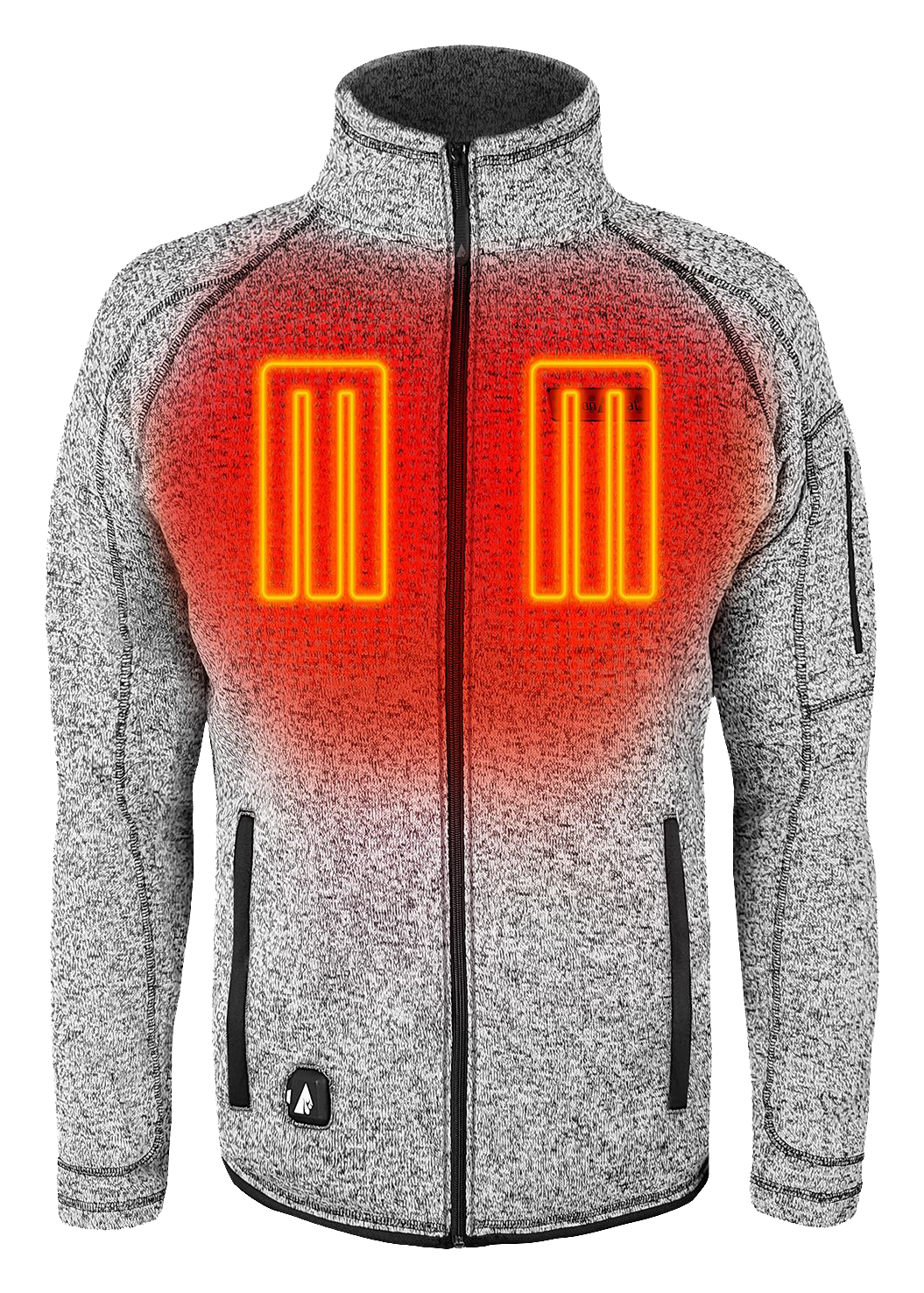 Image of ActionHeat 5V Battery-Heated Sweater Jacket for Men