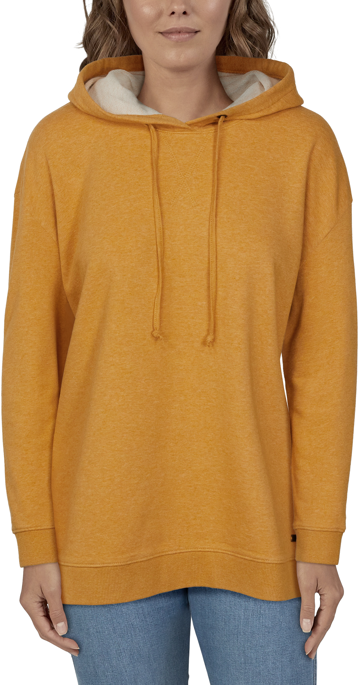 Image of Natural Reflections Sutherland Long-Sleeve Hoodie for Ladies - Oak Buff Heather - S