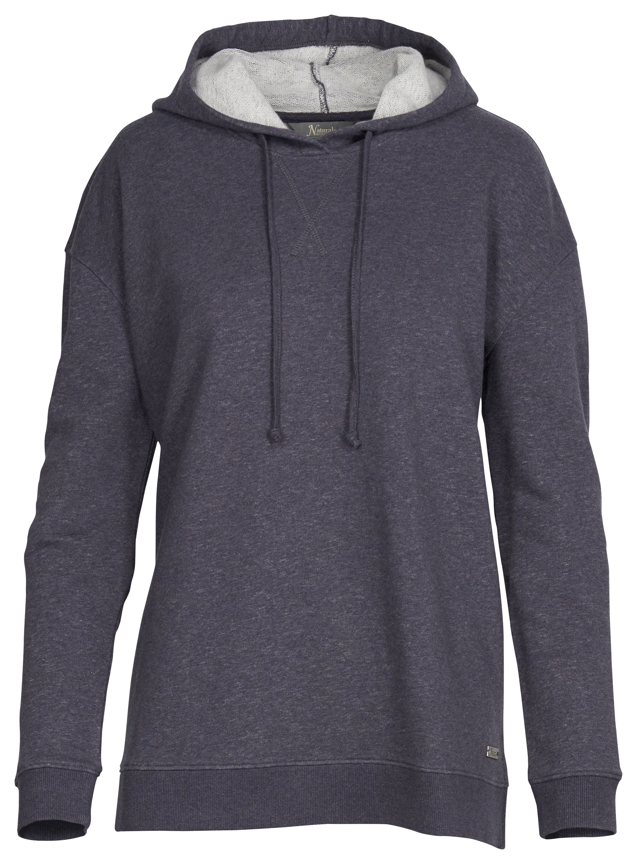 Image of Natural Reflections Sutherland Long-Sleeve Hoodie - Navy Heather - L
