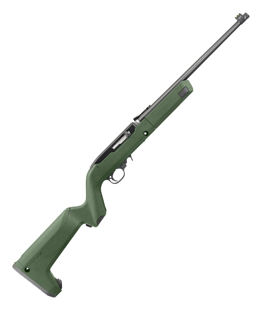 Ruger 1022 Takedown SemiAuto Rifle with Magpul X22 Backpacker Stock  OD Green