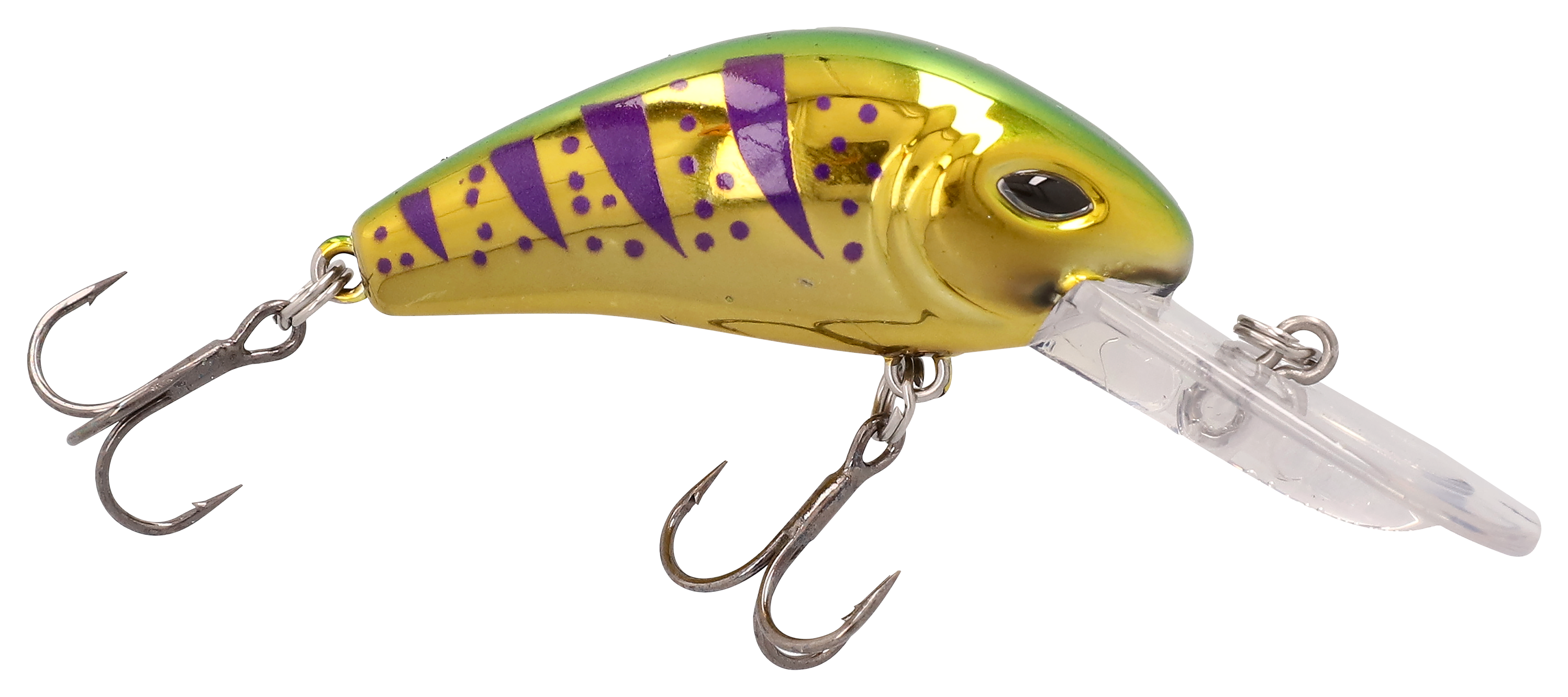 Image of "Bass Pro Shops Scuttle Shad Crankbait - Gold Tiger - 2"""