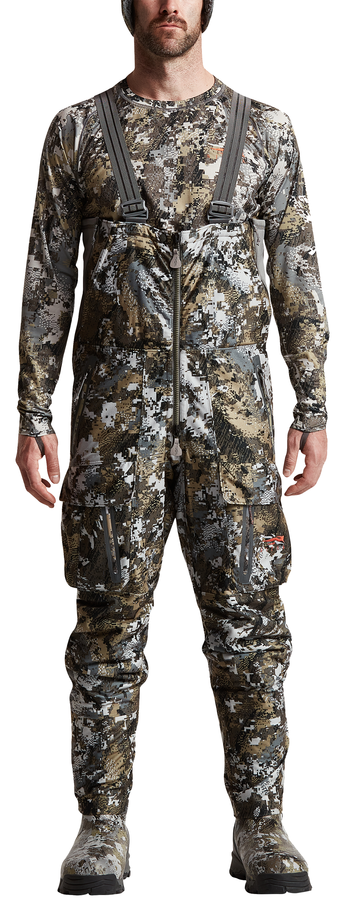 SITKA GORE OPTIFADE Concealment Elevated II Incinerator Aerolite Bibs for Men - 2XL