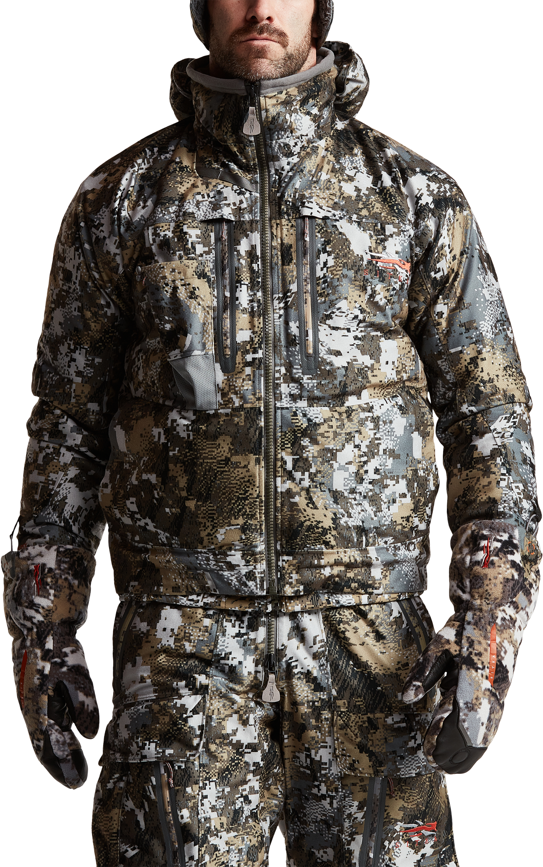 SITKA Gore Optifade Concealment Elevated II Incinerator Aerolite Jacket for Men - 2XL