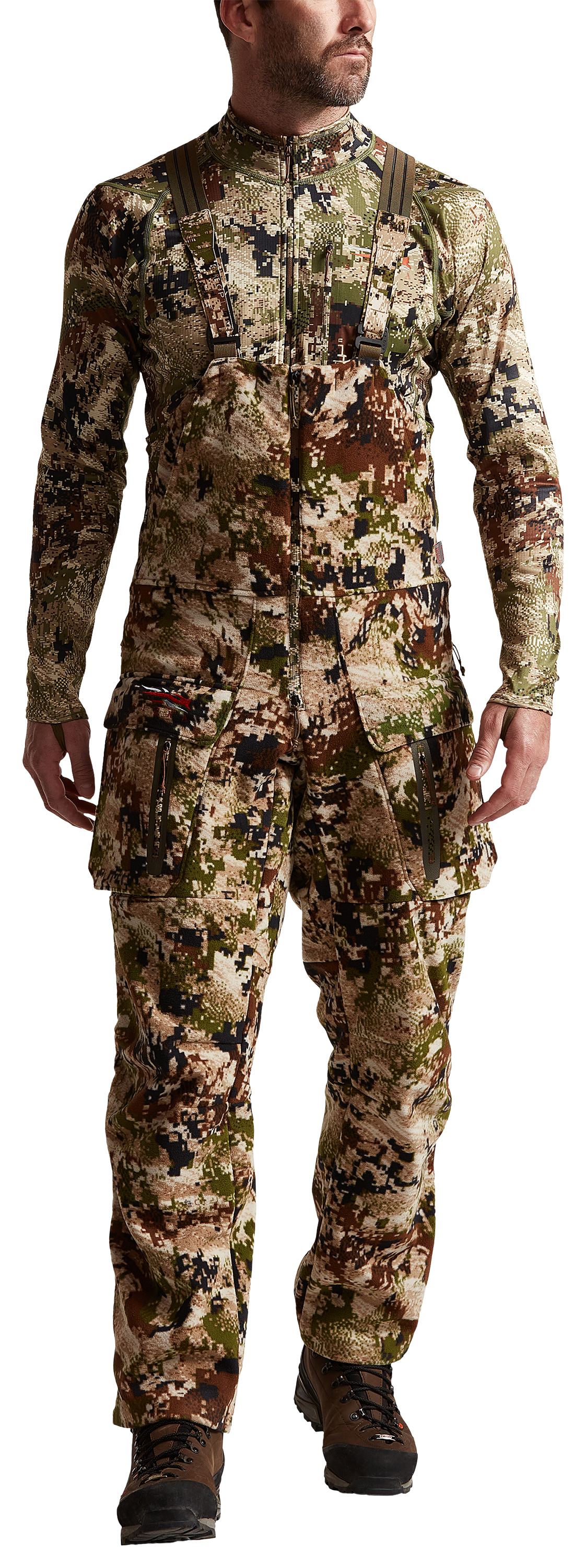 Image of SITKA GORE OPTIFADE Concealment Subalpine Series Stratus Bibs for Men - M