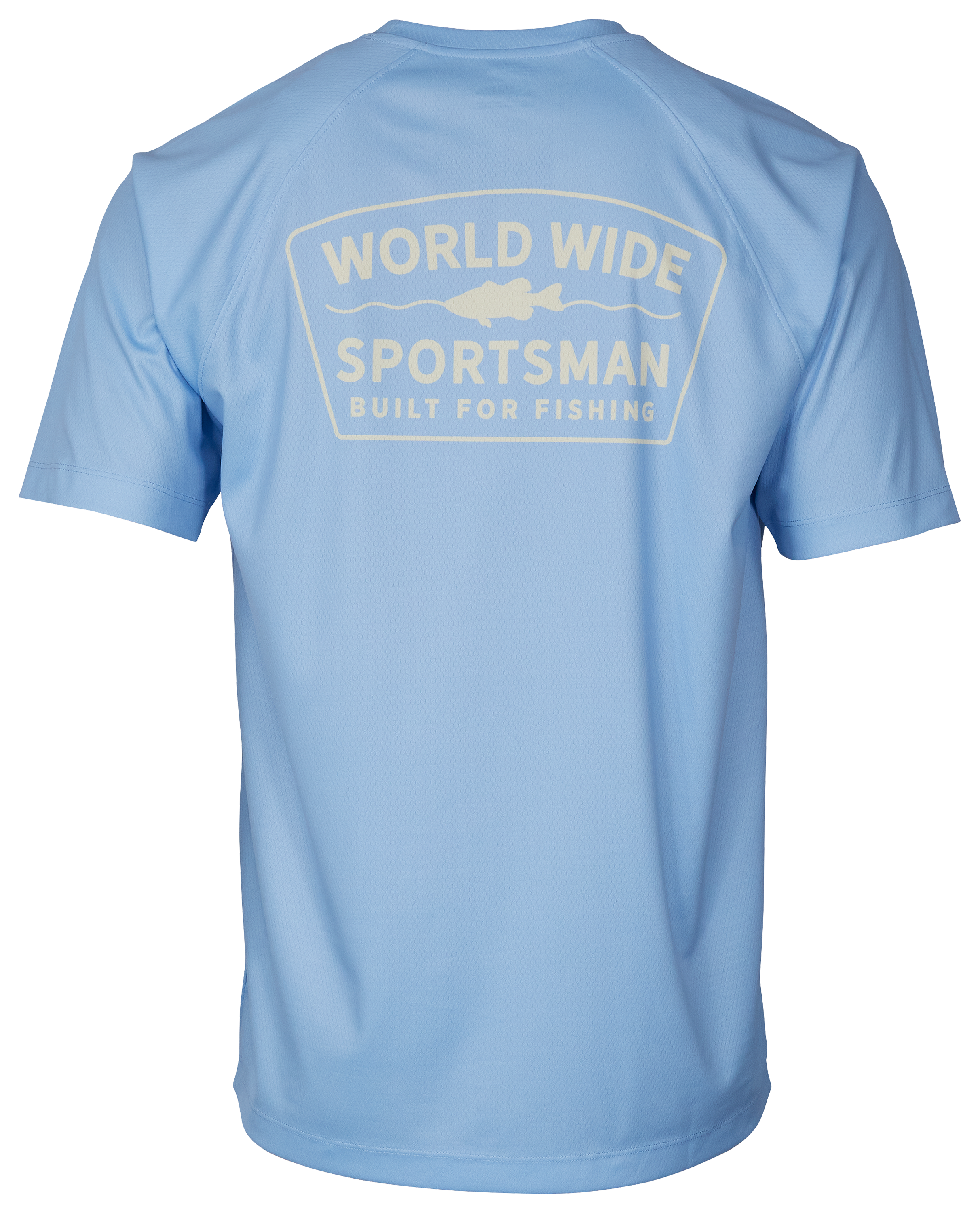 World Wide Sportsman Sublimated Graphic Short-Sleeve T-Shirt For Men - Placid Blue - S