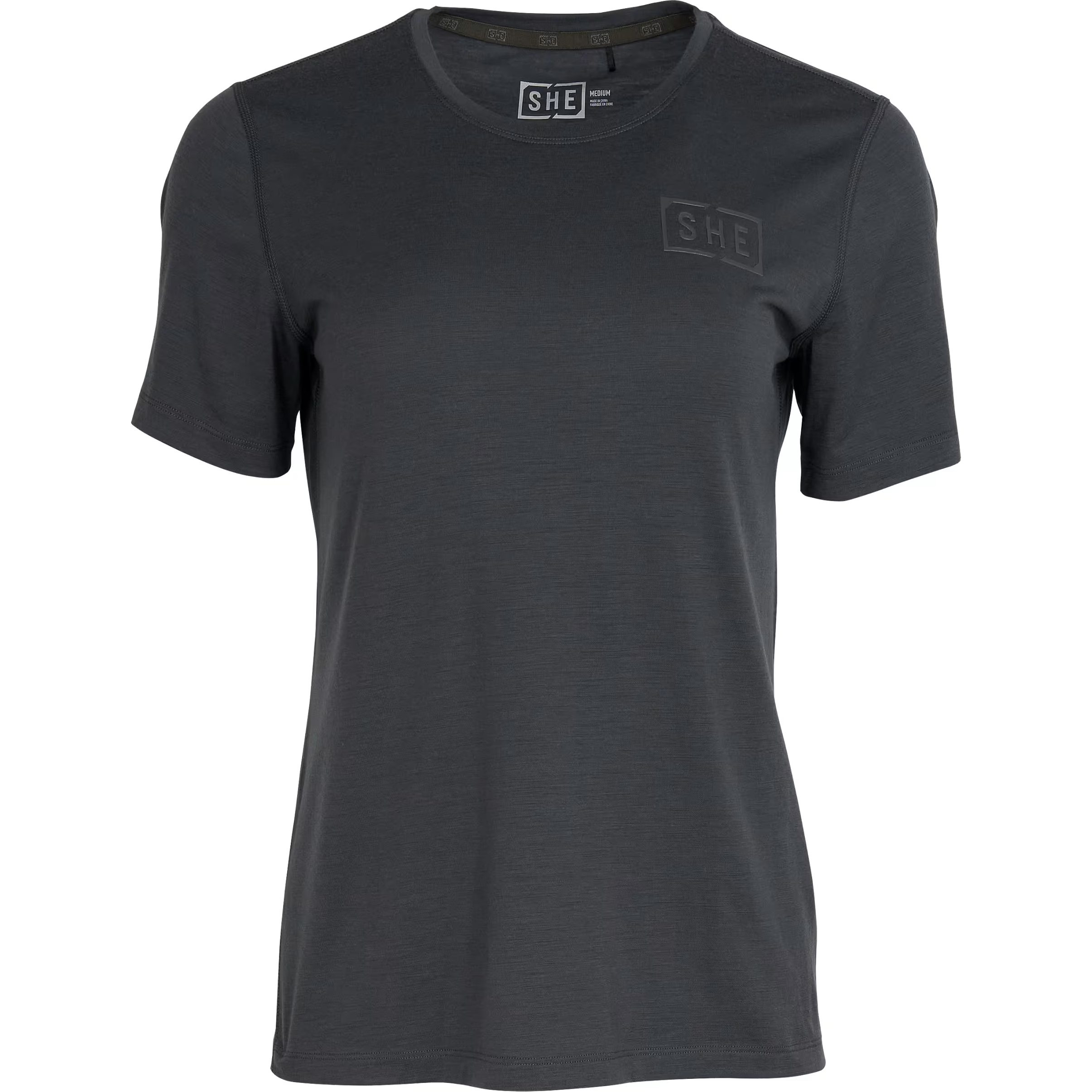 SHE OUTDOOR Logo Merino Wool Short-Sleeve T-Shirt