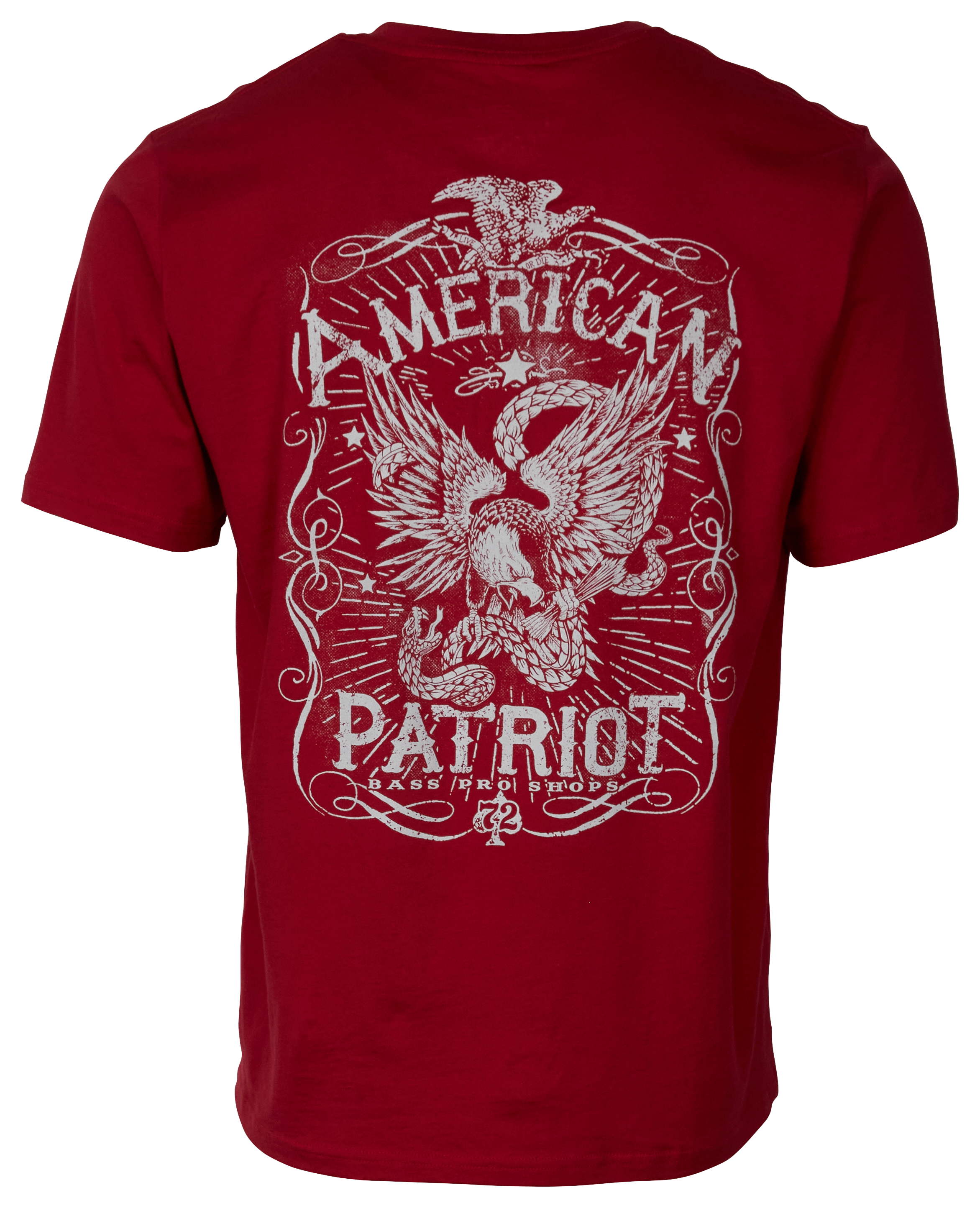 Image of Bass Pro Shops American Patriot Short-Sleeve T-Shirt for Men - Red - M