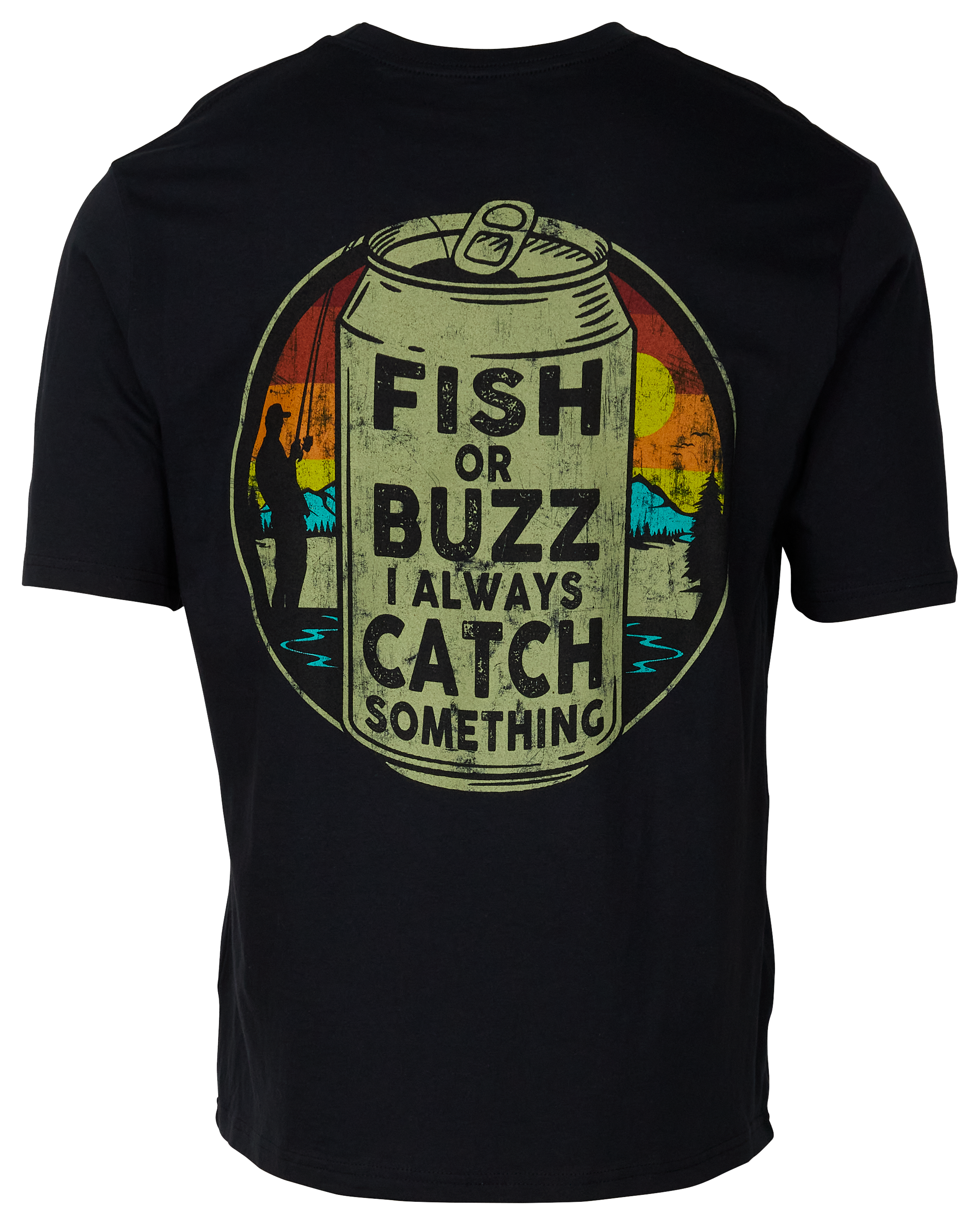 Reel Life Shirt Mens size L Short Sleeve T Fishing Casual 100% cotton