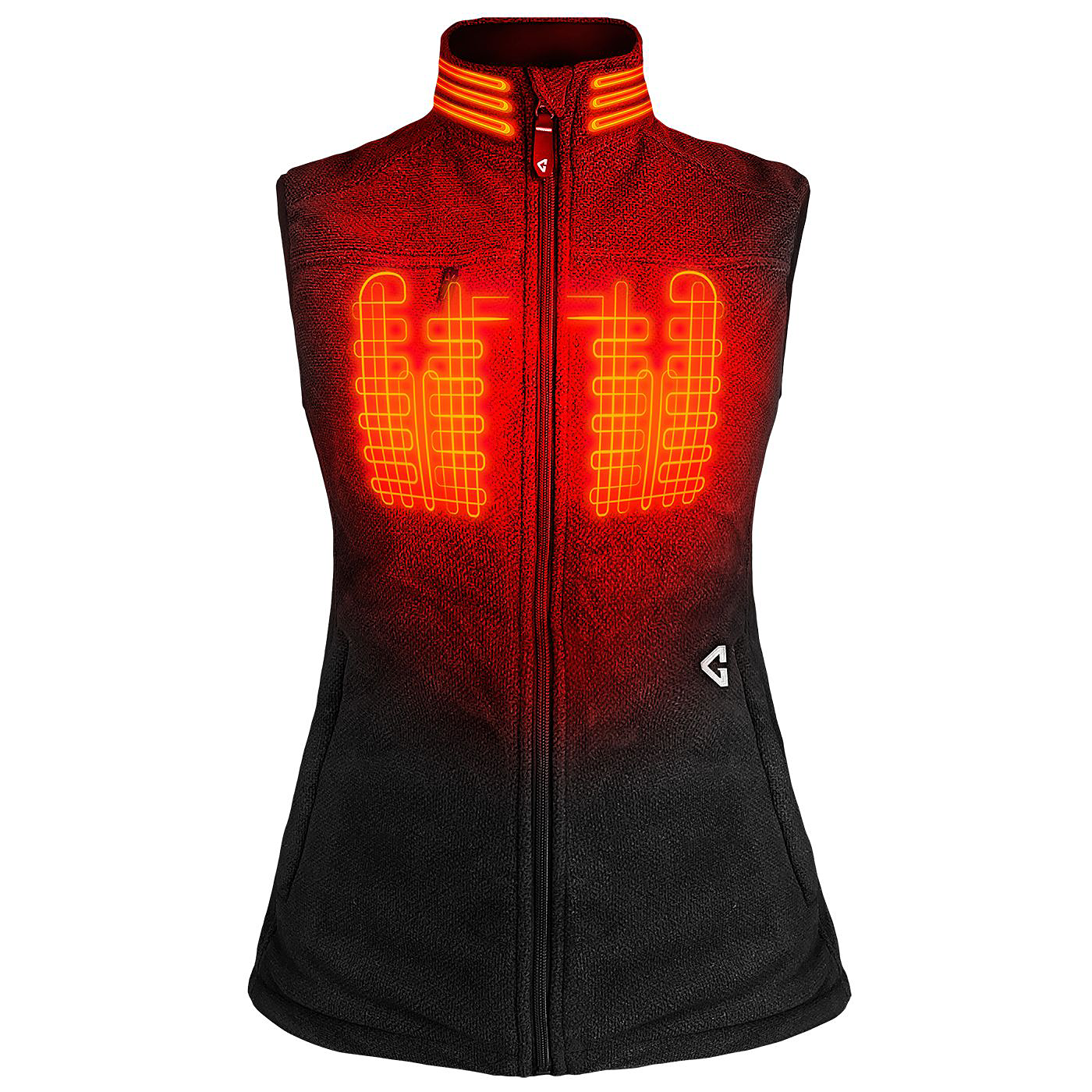 Image of Gerbing 7V Thermite Fleece Heated Vest 2.0 for Ladies - Black - S