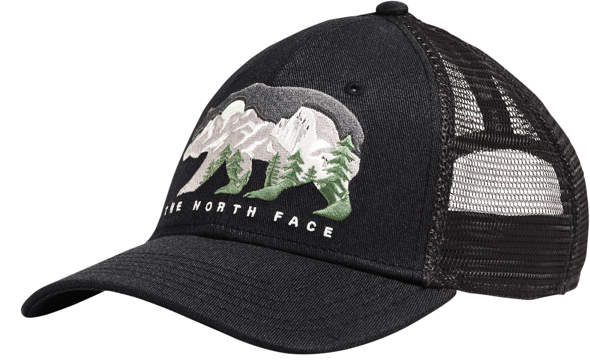 Image of The North Face Embroidered Mudder Trucker Cap - TNF Black