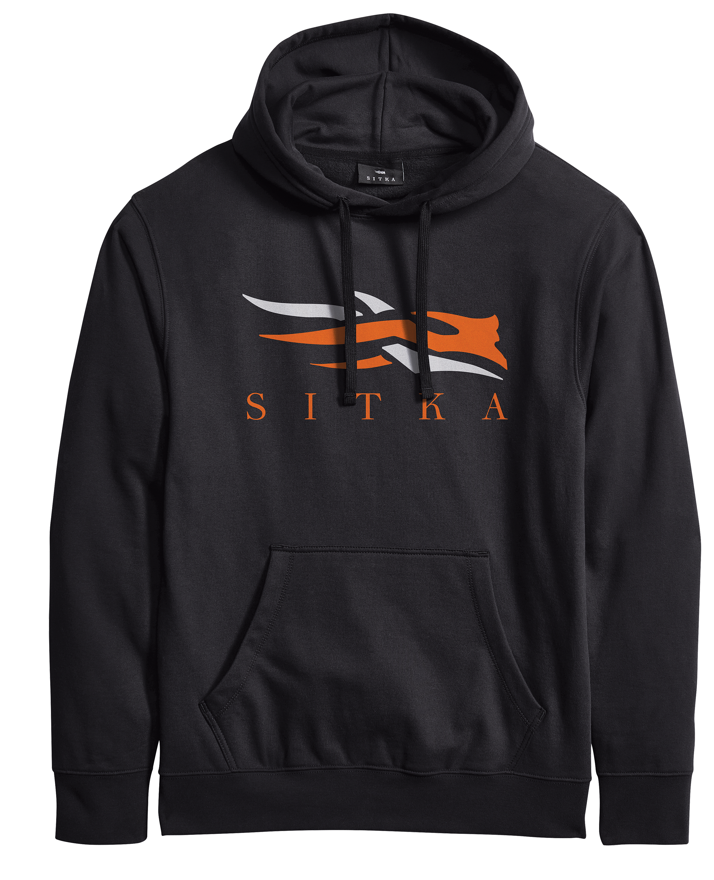 Image of SITKA Icon Pullover Hoodie - Black Orange - L