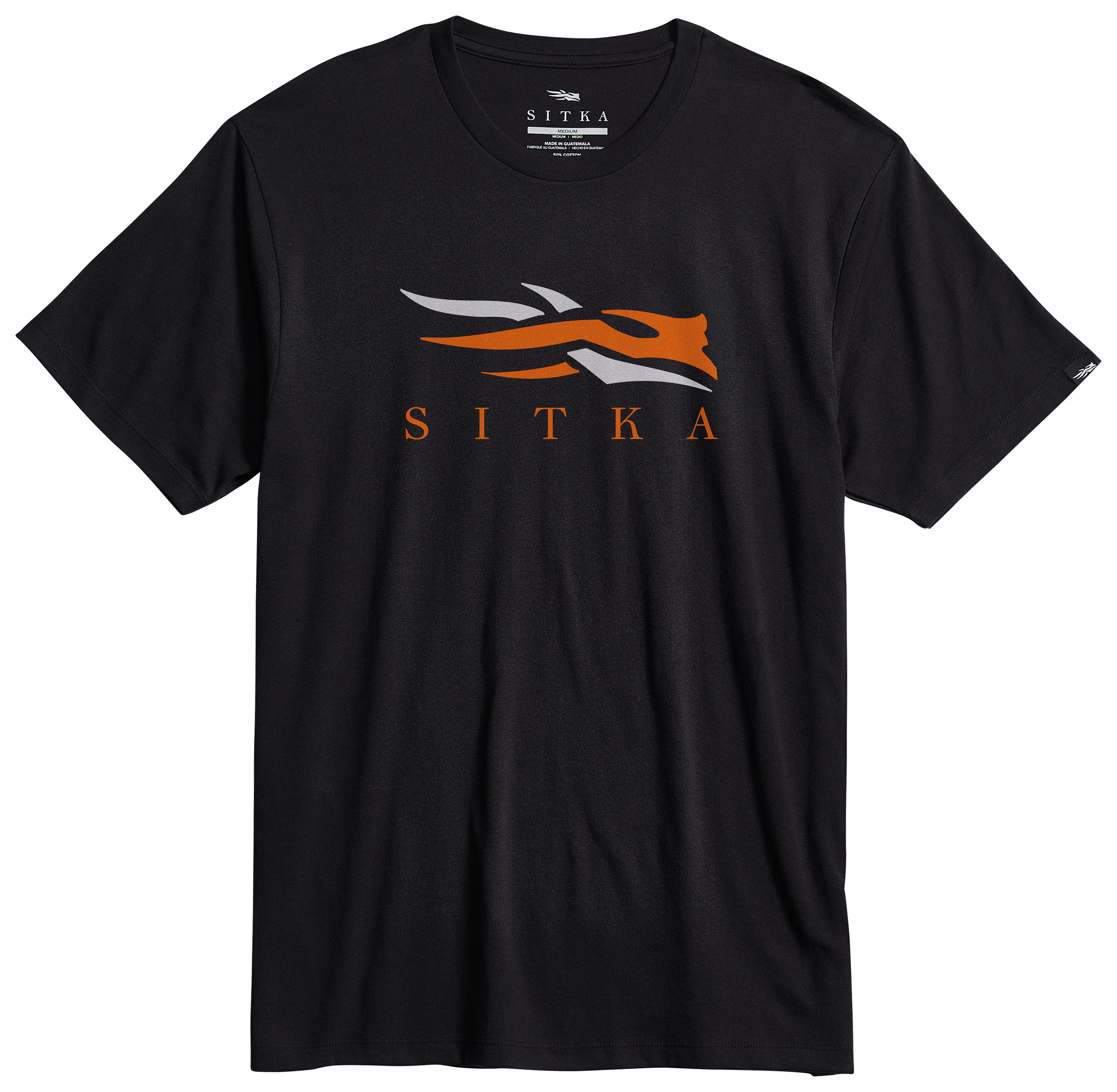 Image of SITKA Icon Short-Sleeve T-Shirt - Black Orange - M