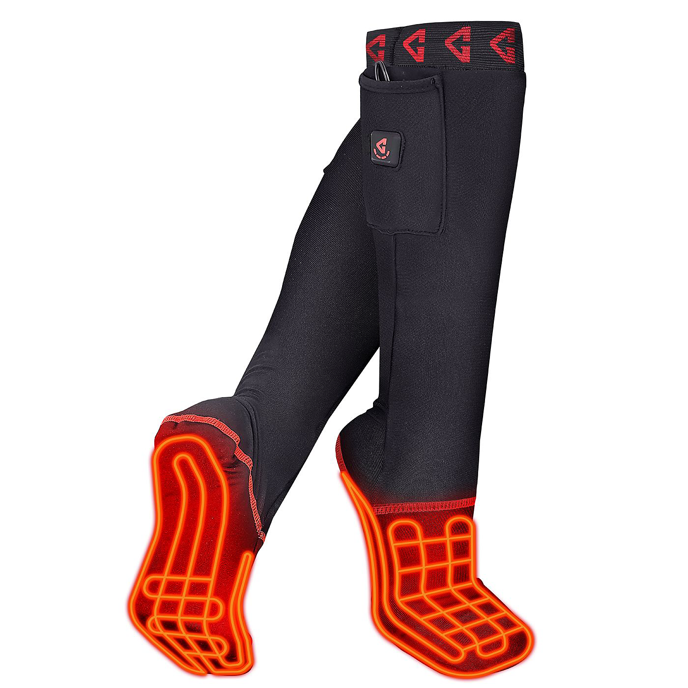 Image of Gerbing 7V Full Foot Heated Sock Liners - Black - L/XL