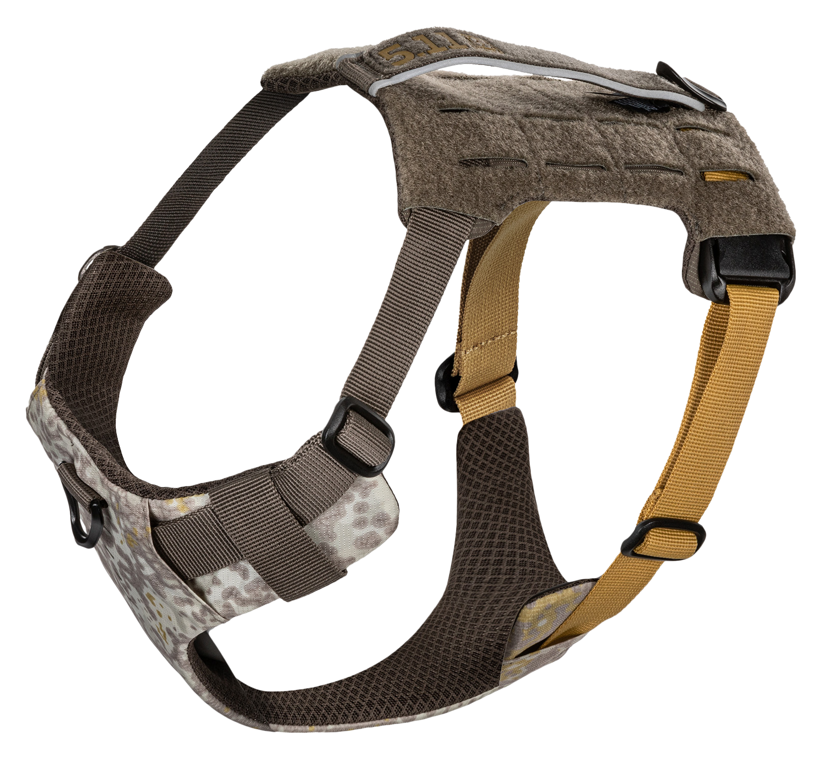 Image of 5.11 Tactical Mission Ready Dog Harness - Badlands Tan Punc-Tarn - Small