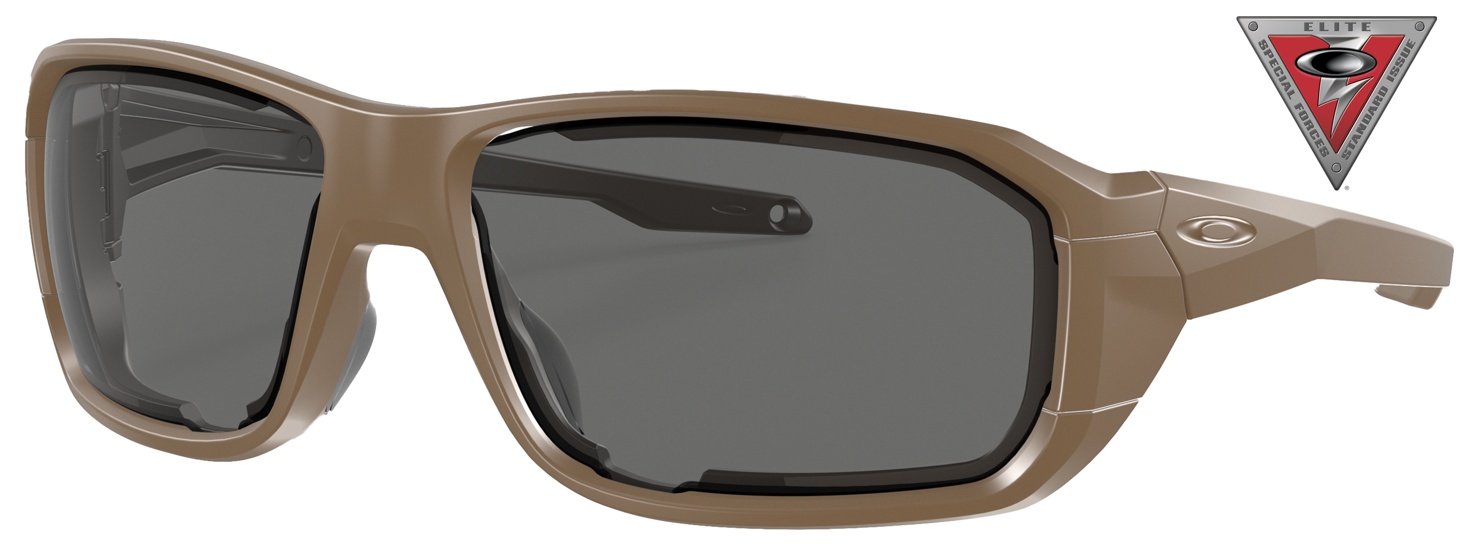 Image of Oakley SI Ballistic HNBL Array OO9452 Grey and Clear Lens Sunglasses - Terrain Tan/Gray - X-Large