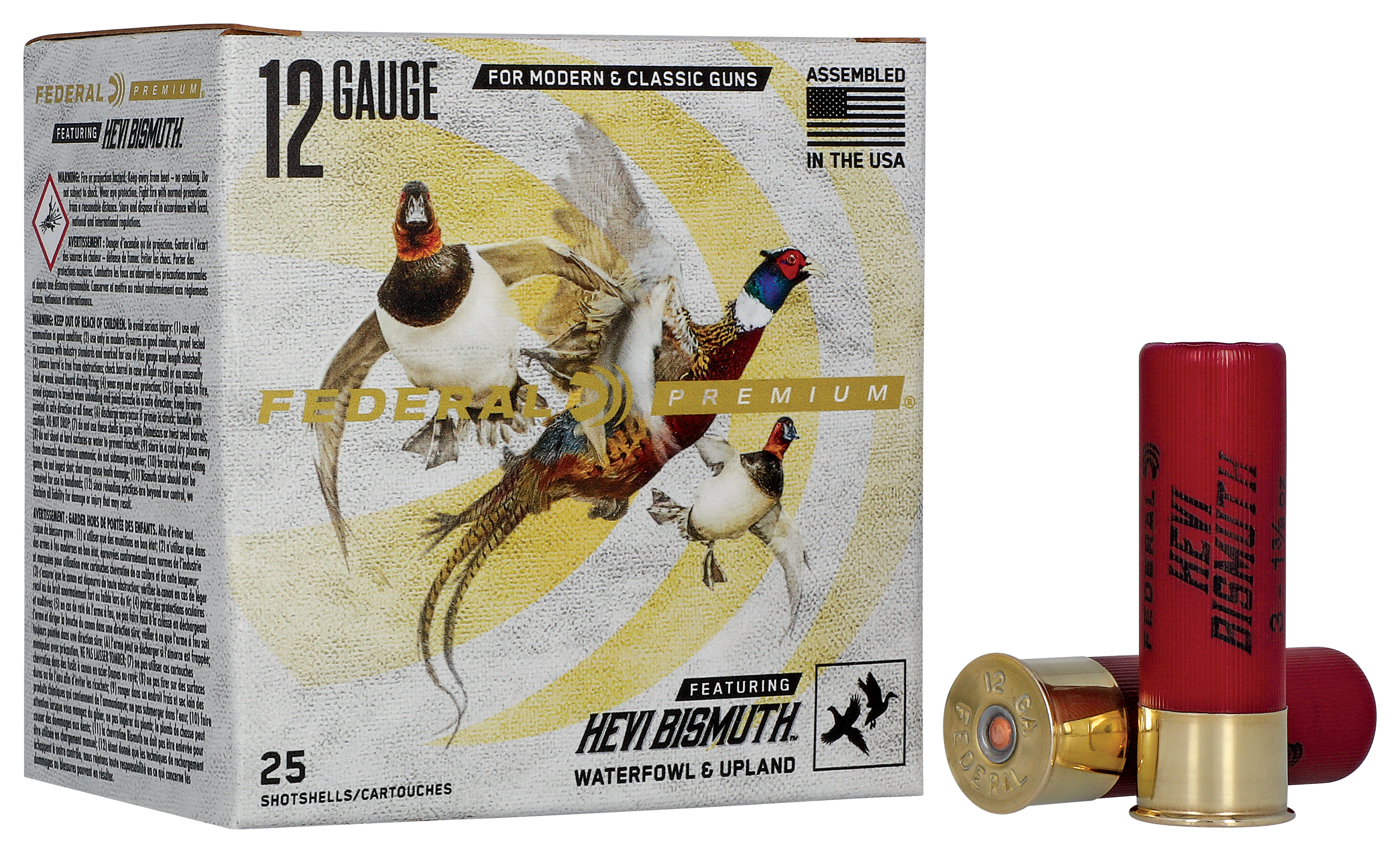Federal Premium HEVI-Bismuth Shotshells - 12 Gauge - #4 - 3" - 25 Rounds