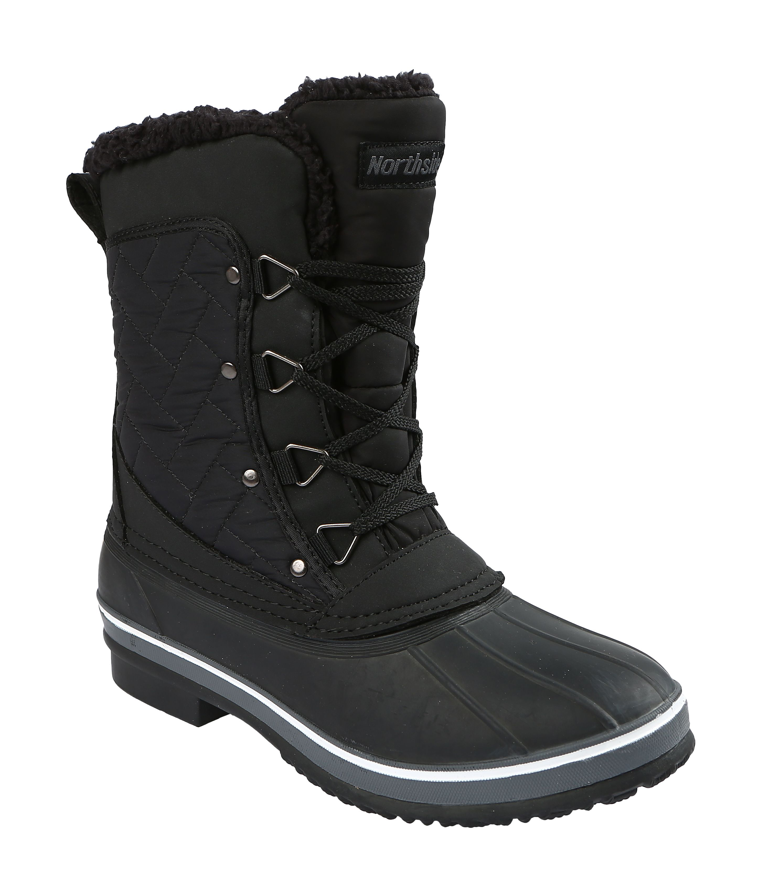 Image of Northside Modesta Insulated Waterproof Winter Boots for Ladies - Black - 8M